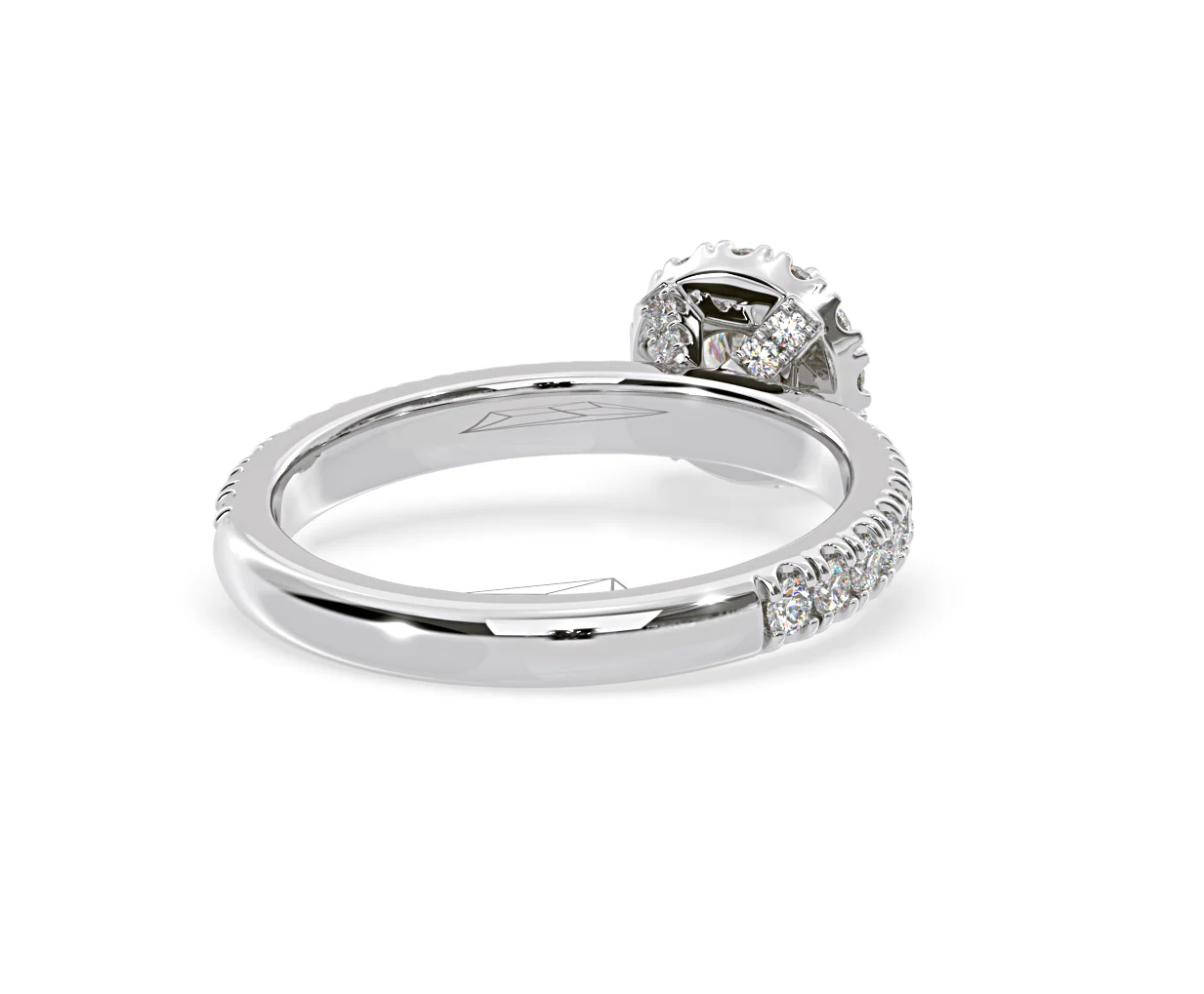 Alessandra Lab Diamond Engagement Ring 18KW Gold 1.10CT F/VS1 - Image 52