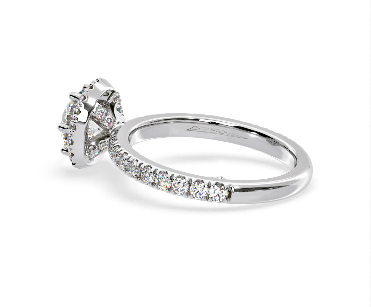 Alessandra Lab Diamond Engagement Ring 18KW Gold 2.10CT F/VS1 - Image 32