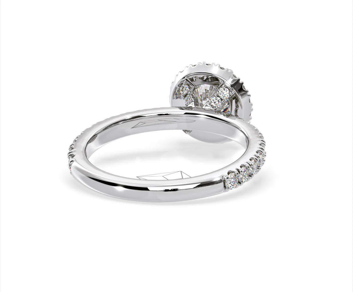 Alessandra Lab Diamond Engagement Ring 18KW Gold 2.10CT F/VS1 - Image 51
