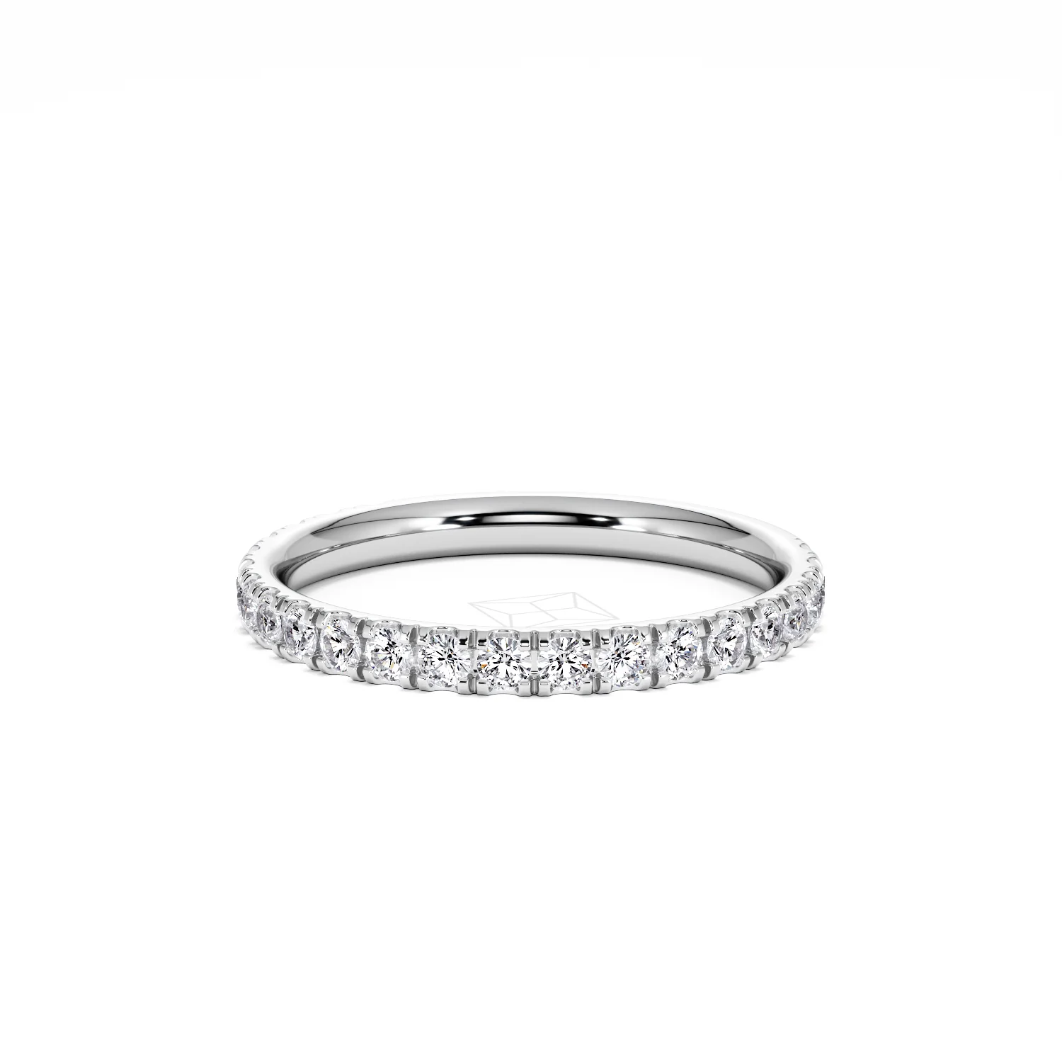 Amora 0.50ct Lab Diamond Set Ring Set in 18K White Gold - Image 85