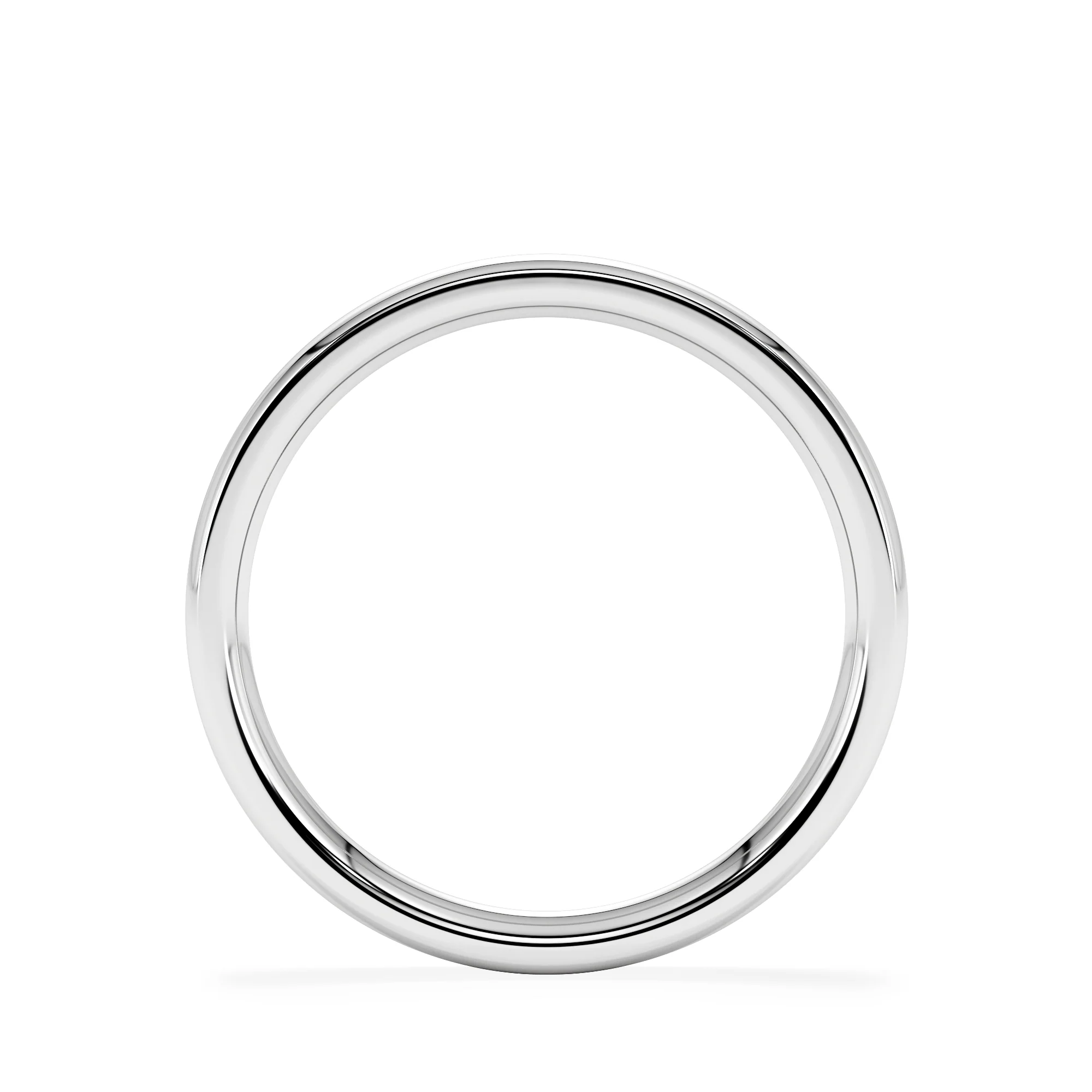 Amora 18K White Gold Wedding Ring - Image 3