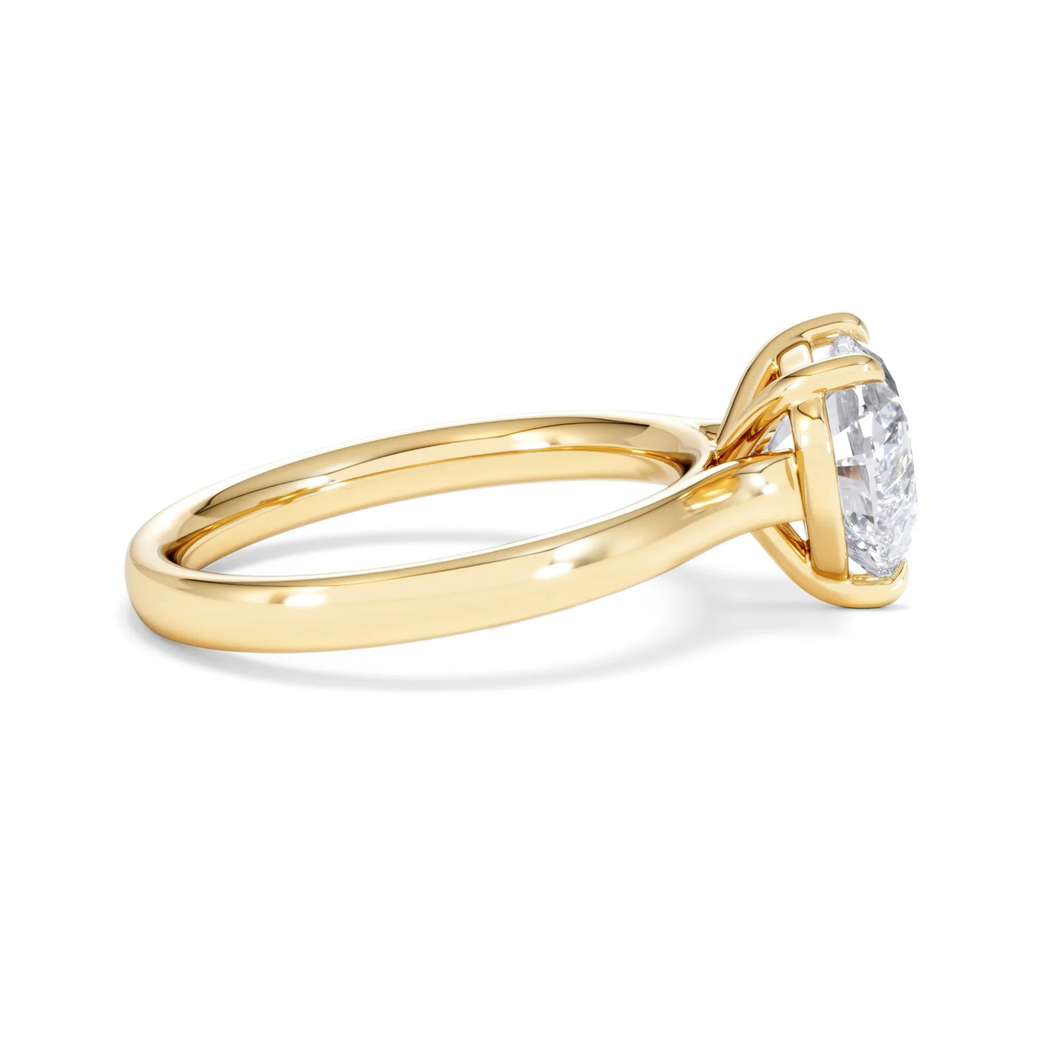 Amora Heart 2.00ct Lab Diamond Engagement Ring F/VS Set in 18K Gold - Image 28