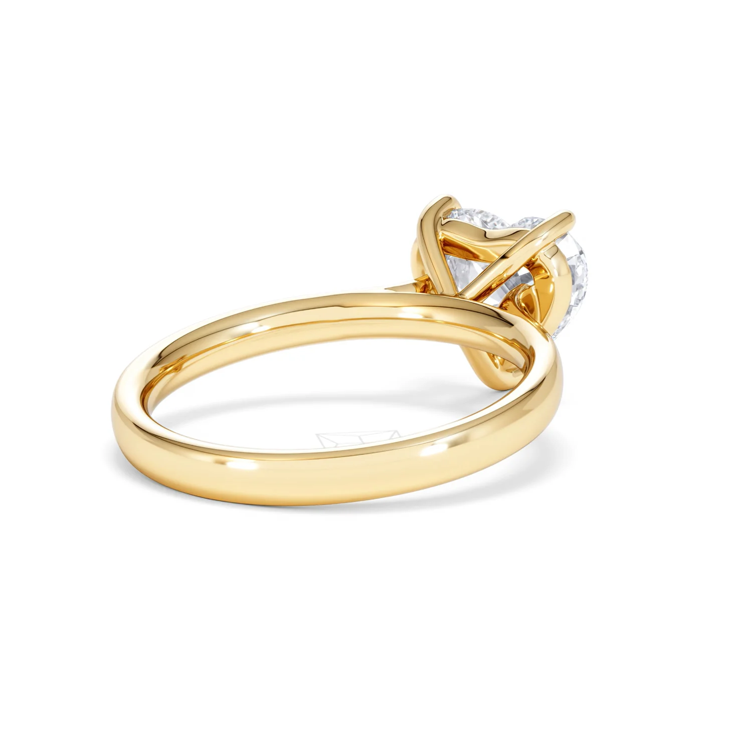 Amora Heart 2.00ct Lab Diamond Engagement Ring F/VS Set in 18K Gold - Image 40