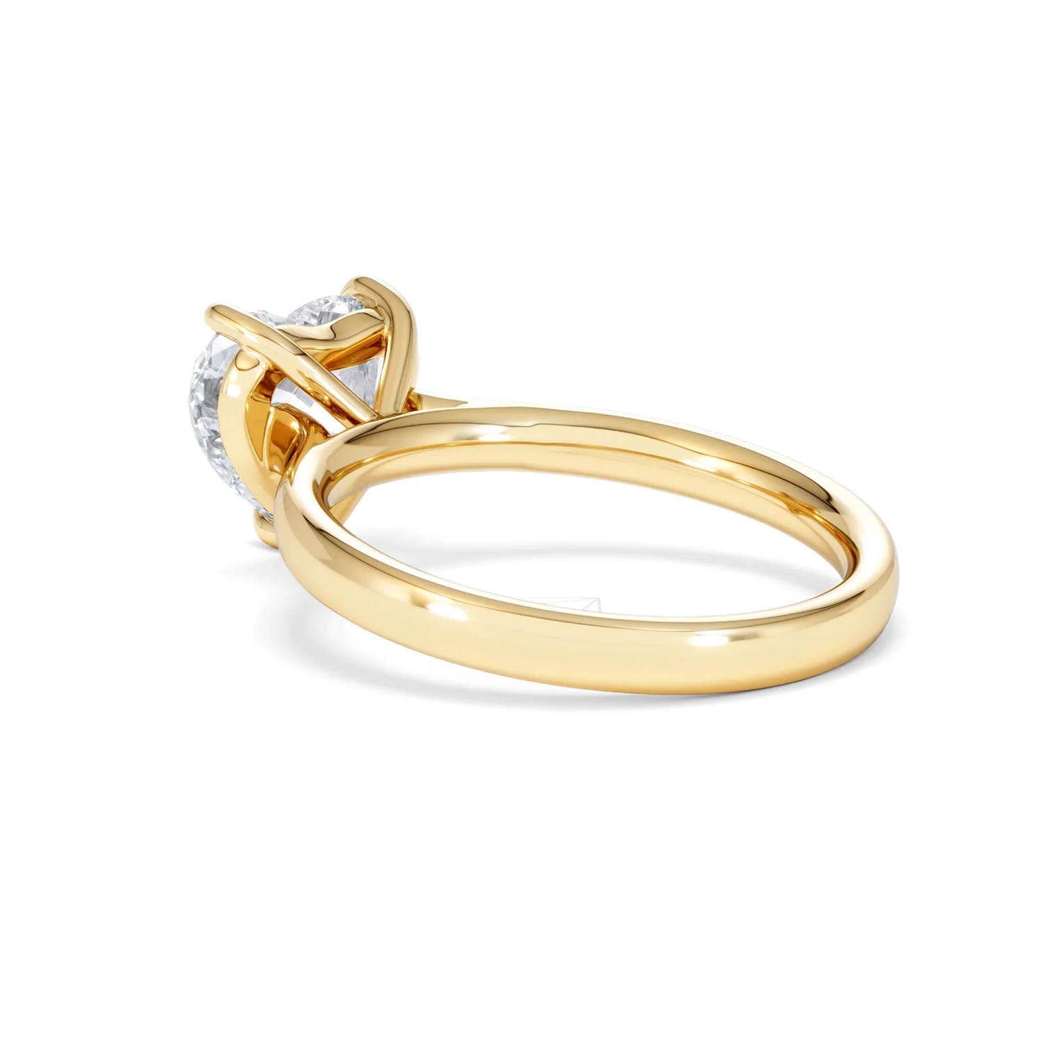 Amora Heart 2.00ct Lab Diamond Engagement Ring F/VS Set in 18K Gold - Image 58