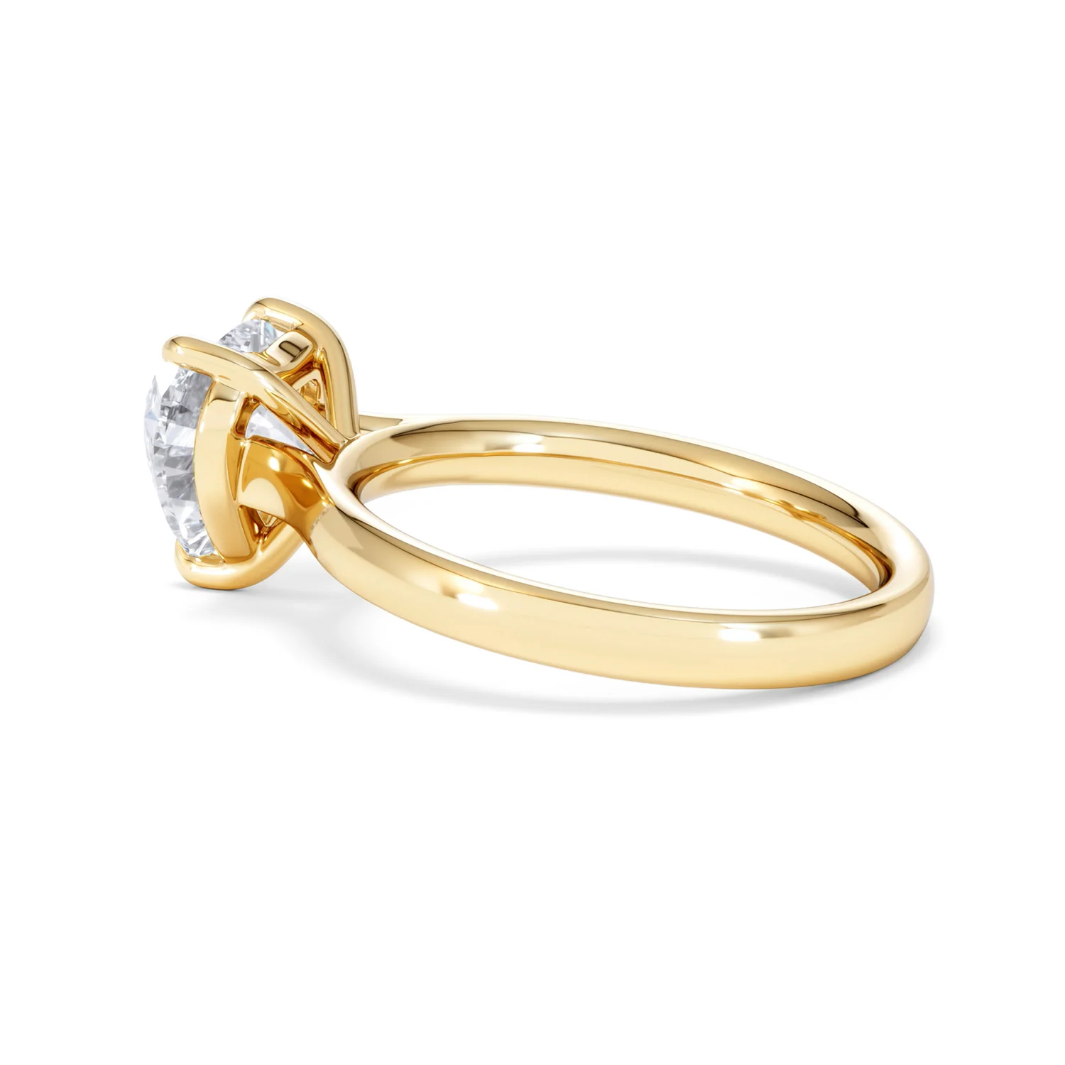 Amora Heart 2.00ct Lab Diamond Engagement Ring F/VS Set in 18K Gold - Image 63