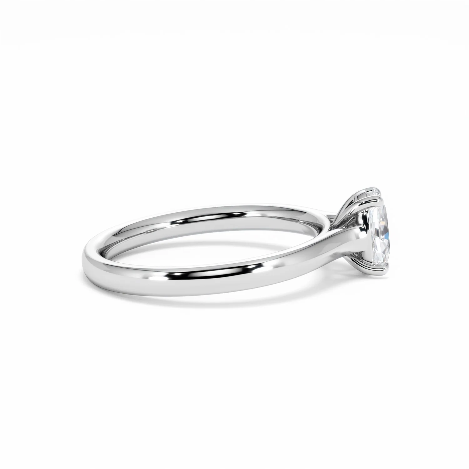 Amora Oval 0.50ct Diamond Engagement Ring G/VS1 Set in Platinum - Image 30