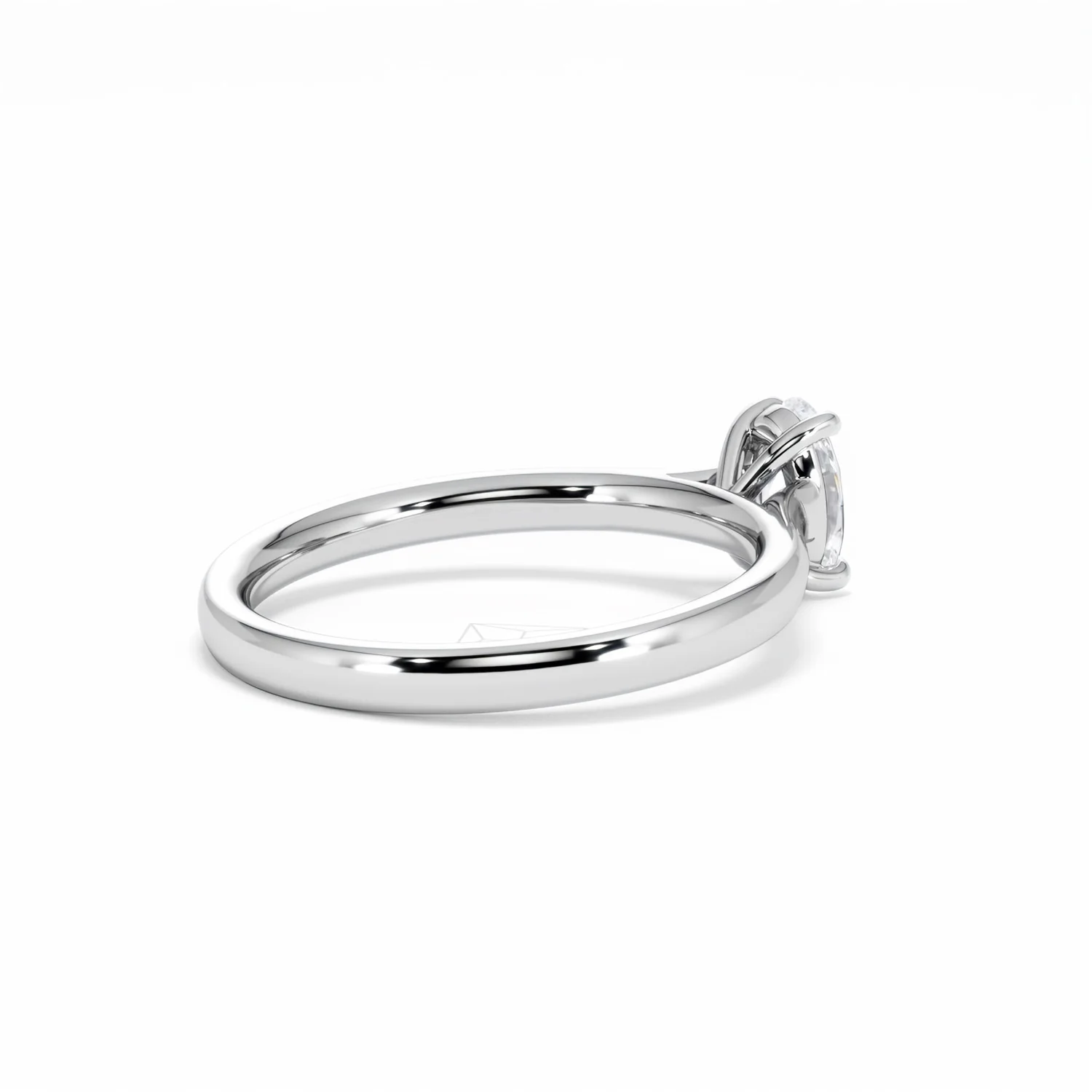 Amora Oval 0.50ct Diamond Engagement Ring G/VS1 Set in Platinum - Image 38