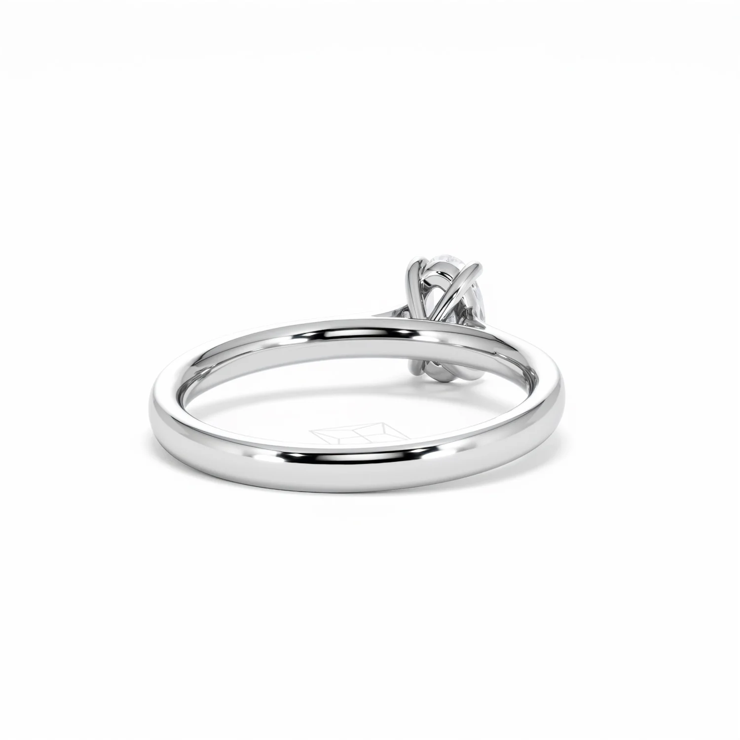 Amora Oval 0.50ct Diamond Engagement Ring G/VS1 Set in Platinum - Image 45