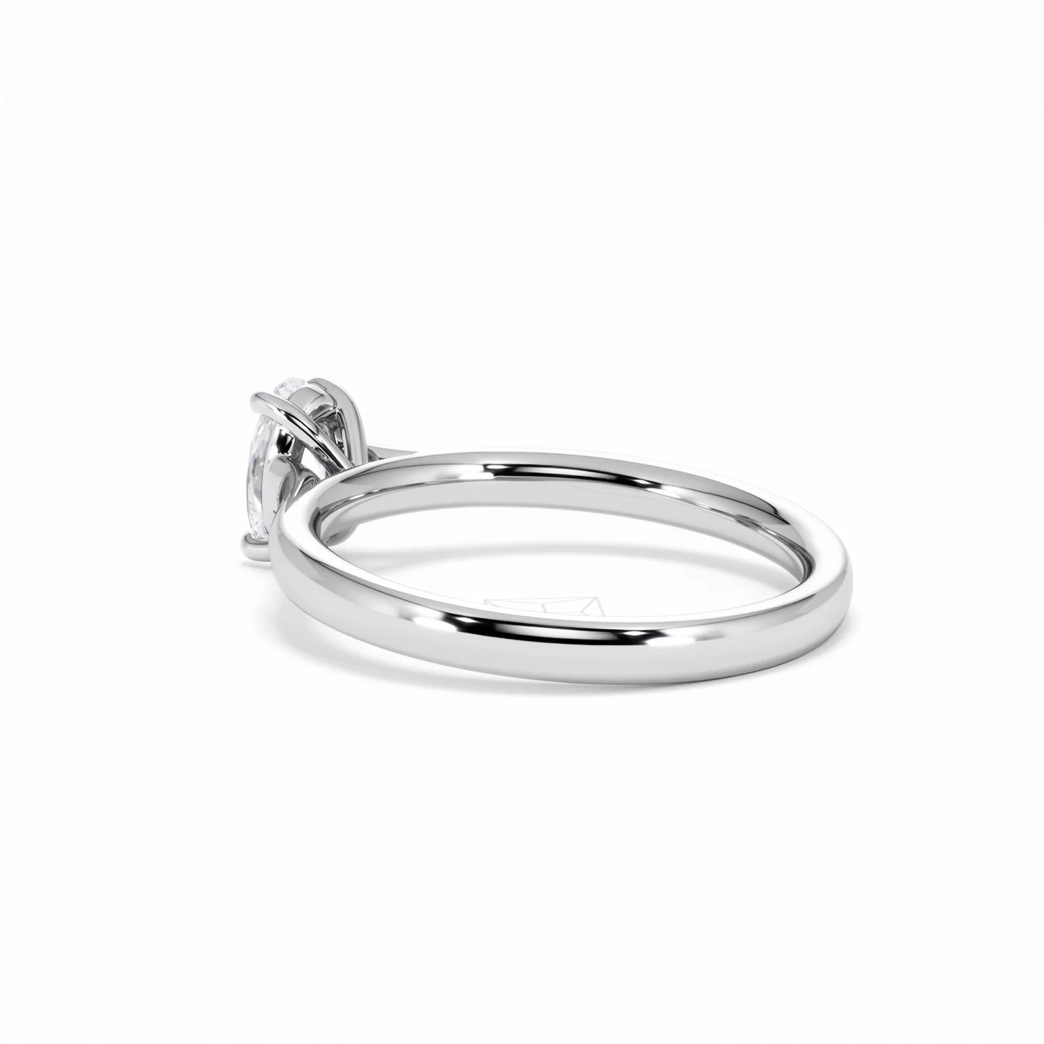 Amora Oval 0.50ct Diamond Engagement Ring G/VS1 Set in Platinum - Image 61