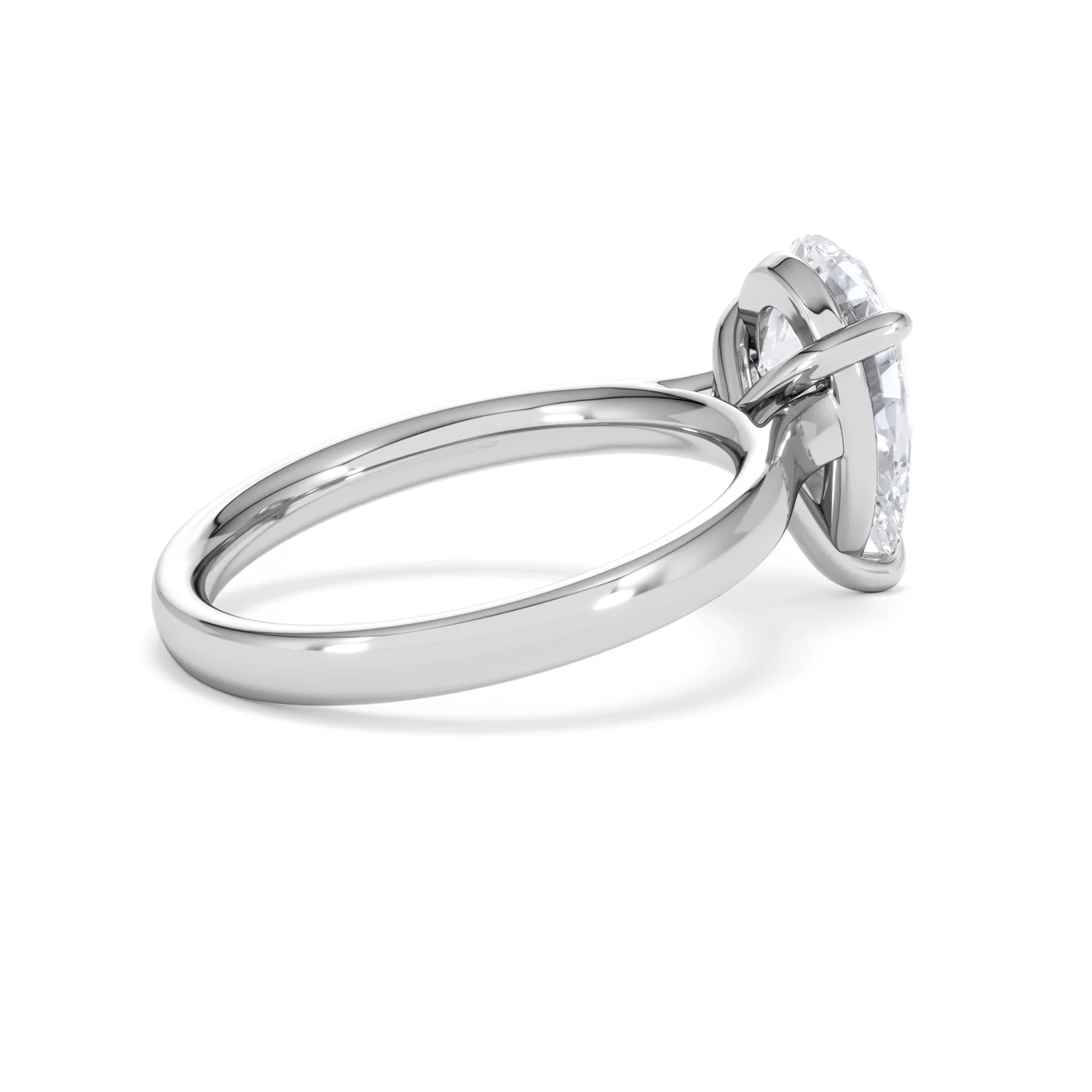 Amora Pear 2.00ct Lab Diamond Engagement Ring F/VS Set in 18K White Gold - Image 34