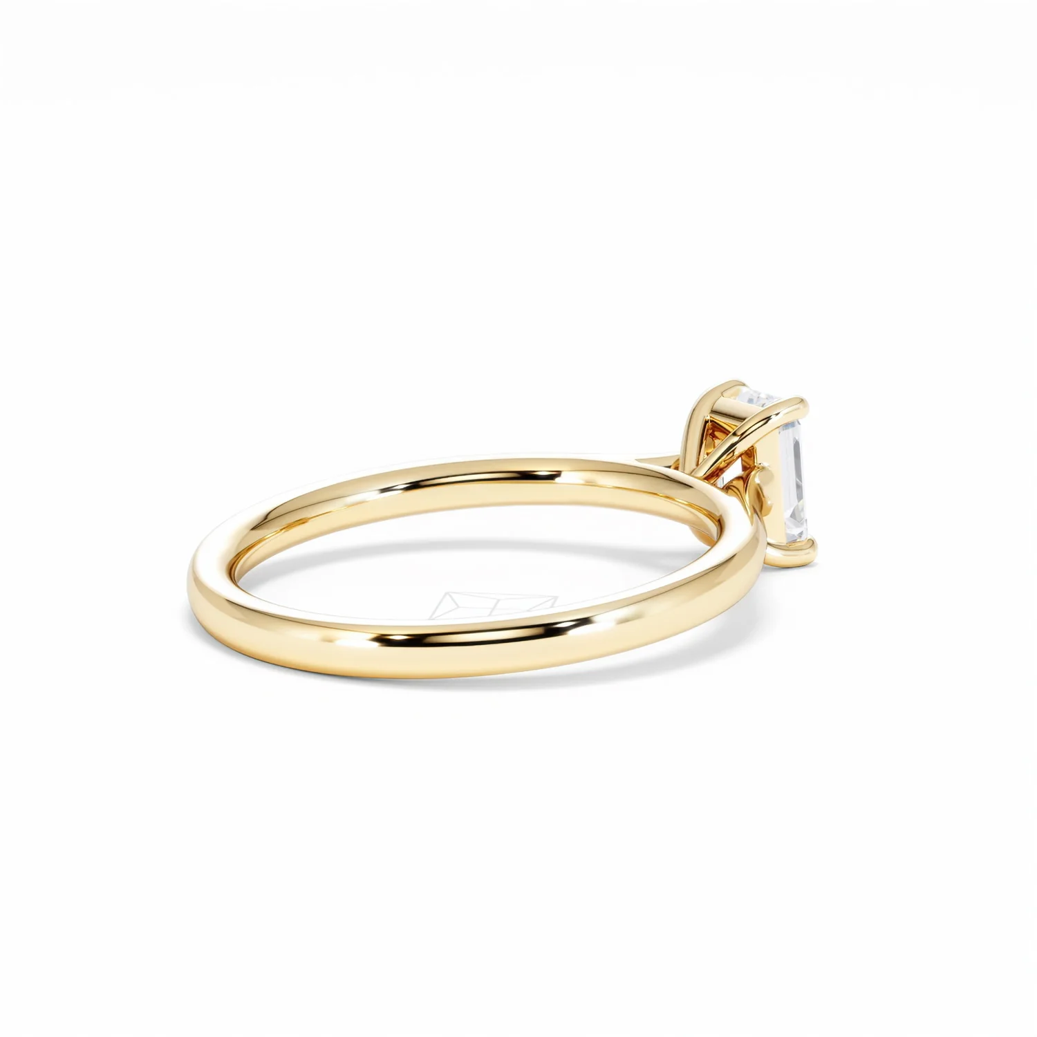 Amora Radiant 0.50ct Diamond Engagement Ring G/VS1 Set in 18K Gold - Image 38