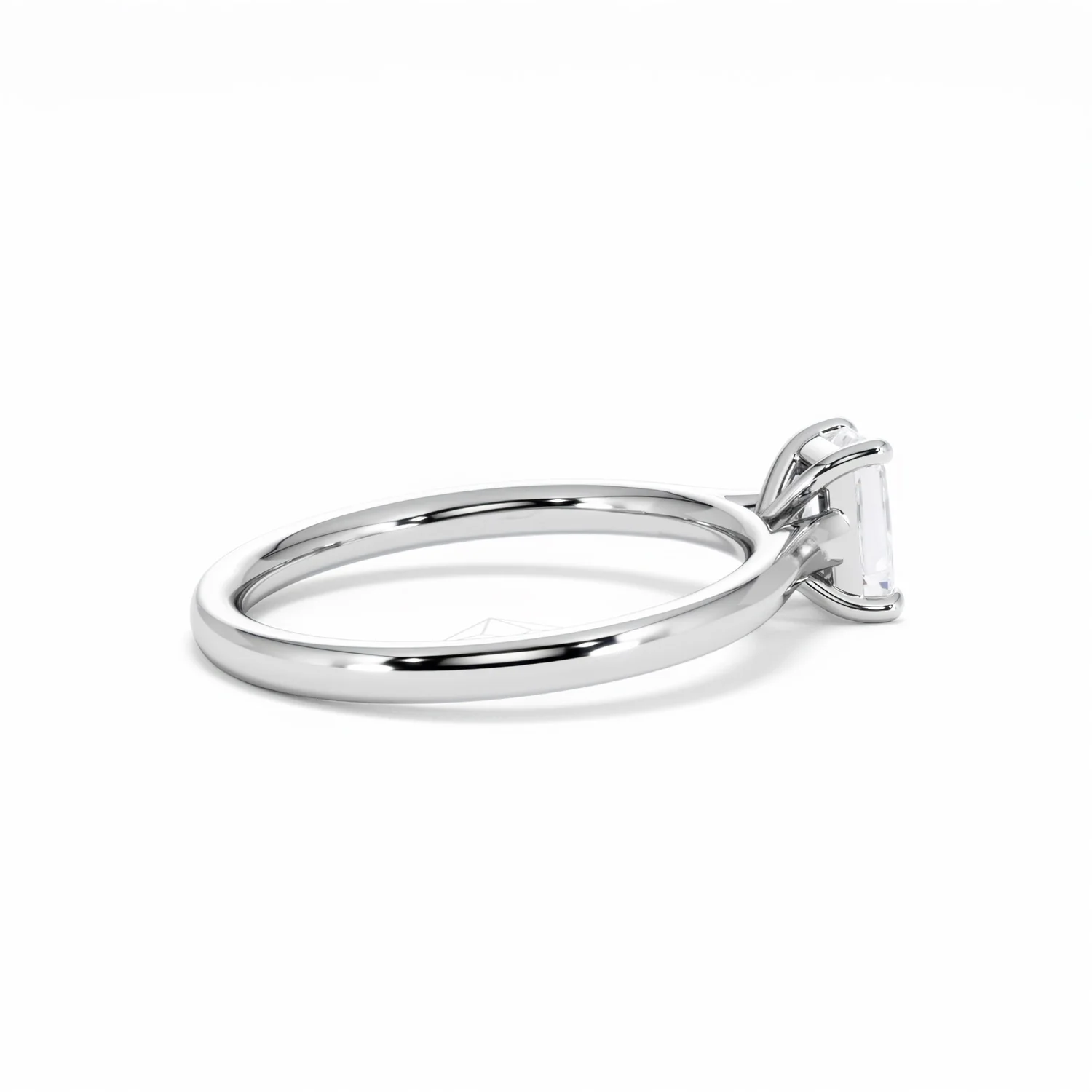 Amora Radiant 0.50ct Diamond Engagement Ring G/VS1 Set in 18K White Gold - Image 34