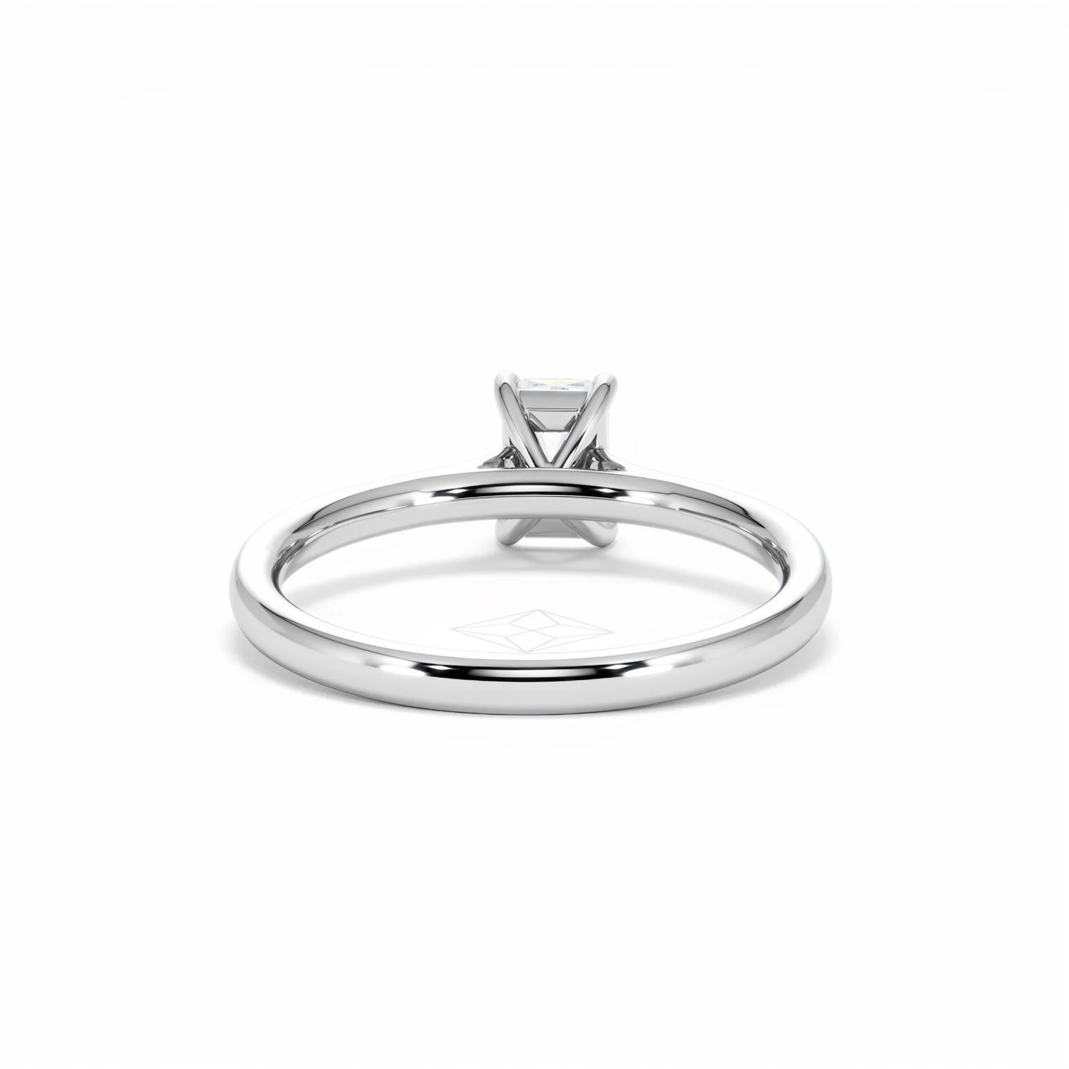 Amora Radiant 0.50ct Diamond Engagement Ring G/VS1 Set in 18K White Gold - Image 49