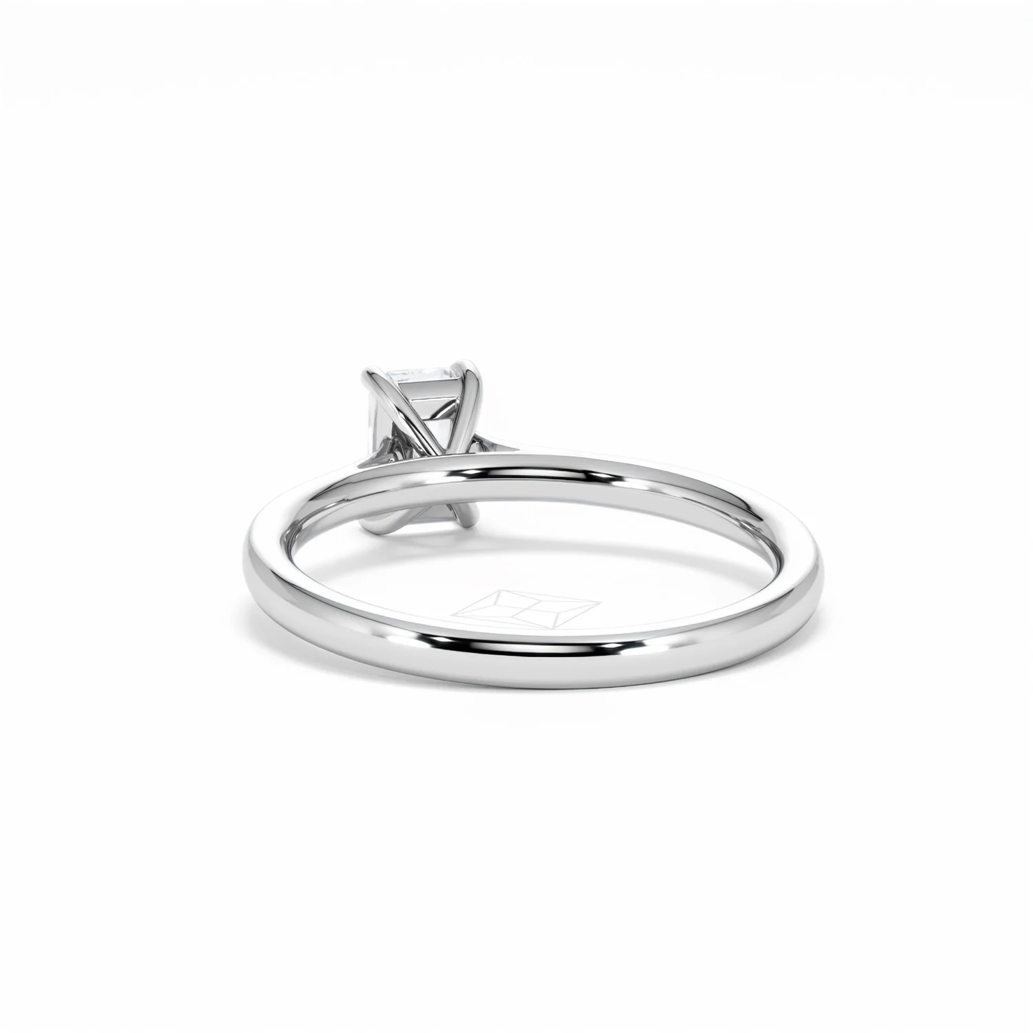 Amora Radiant 0.50ct Diamond Engagement Ring G/VS1 Set in 18K White Gold - Image 54