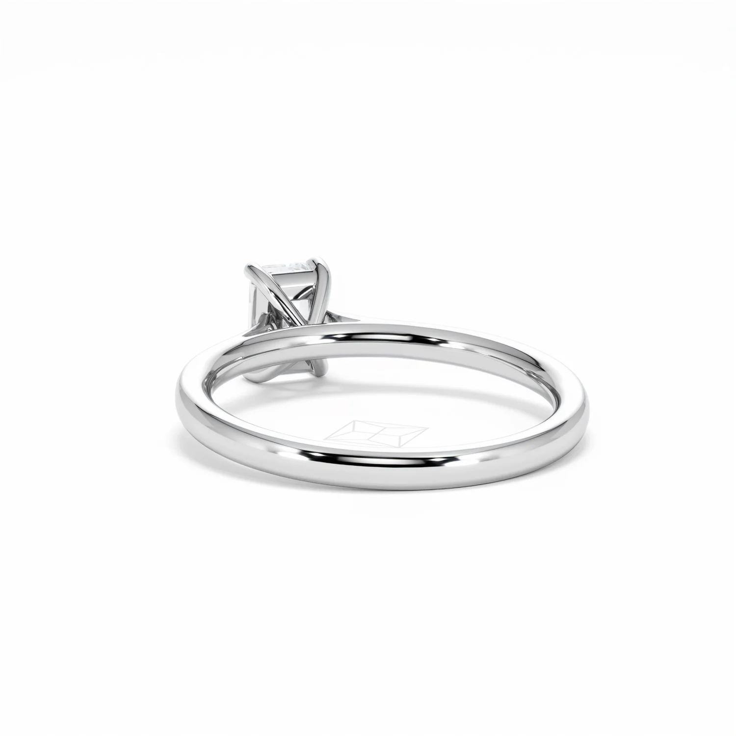 Amora Radiant 0.50ct Diamond Engagement Ring G/VS1 Set in 18K White Gold - Image 55