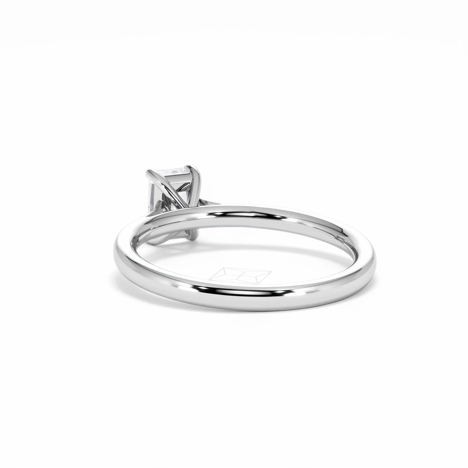 Amora Radiant 0.50ct Diamond Engagement Ring G/VS1 Set in 18K White Gold - Image 56