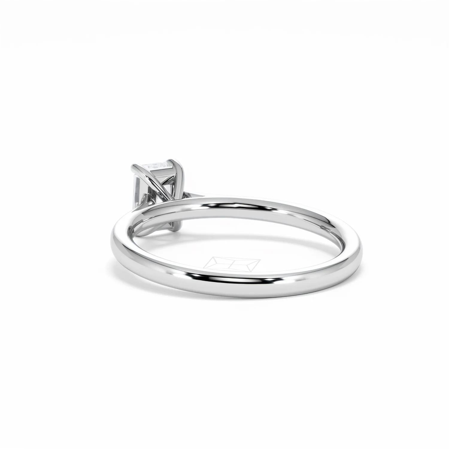 Amora Radiant 0.50ct Diamond Engagement Ring G/VS1 Set in 18K White Gold - Image 57