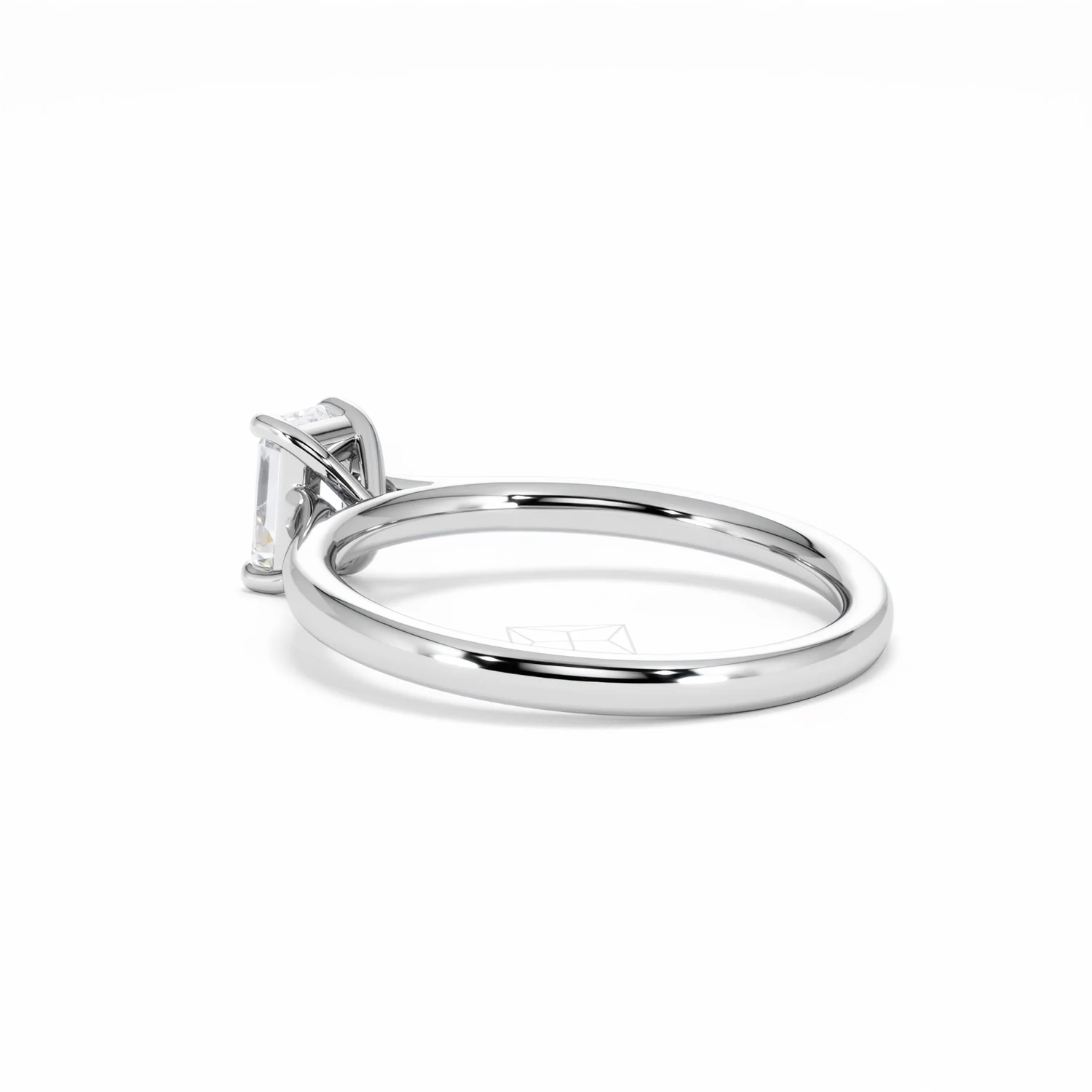Amora Radiant 0.50ct Diamond Engagement Ring G/VS1 Set in 18K White Gold - Image 61