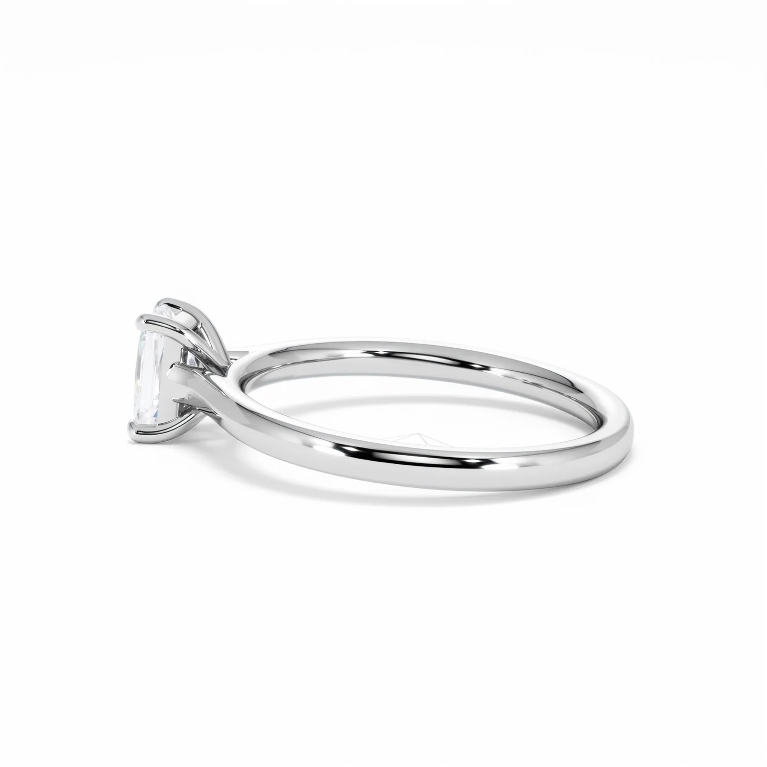 Amora Radiant 0.50ct Diamond Engagement Ring G/VS1 Set in 18K White Gold - Image 67