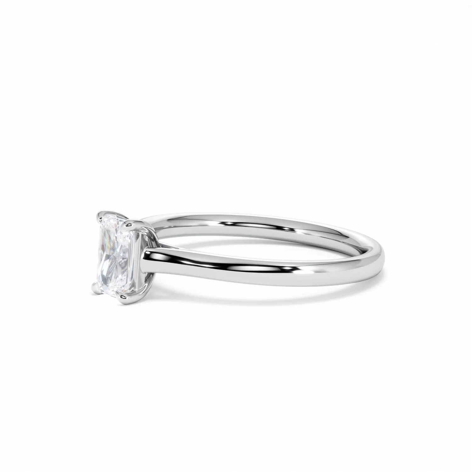 Amora Radiant 0.50ct Diamond Engagement Ring G/VS1 Set in 18K White Gold - Image 78