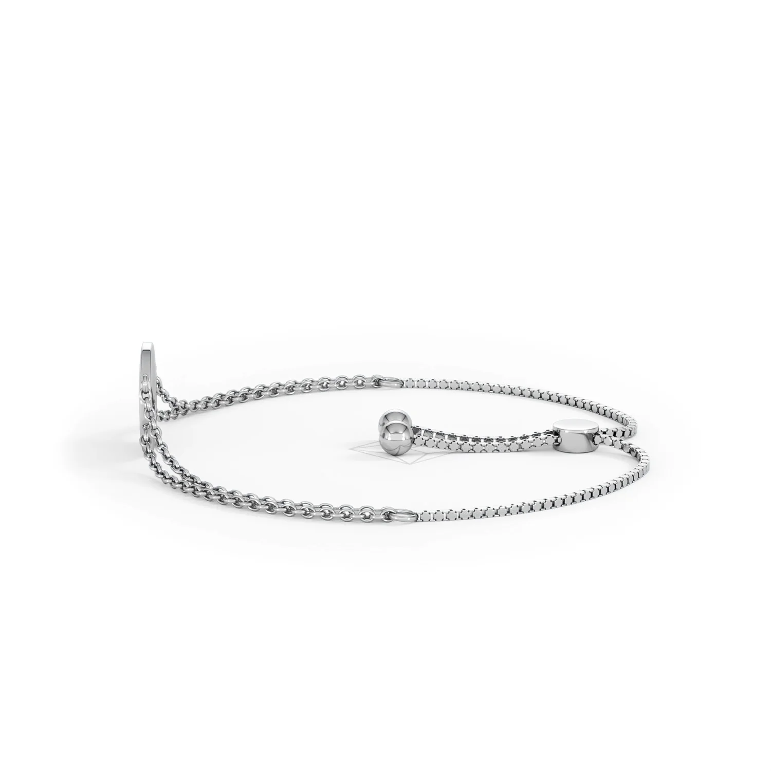 Astrology Libra 0.07ct Lab Grown Diamond Adjustable Medallion Bracelet Sterling Silver - Image 69