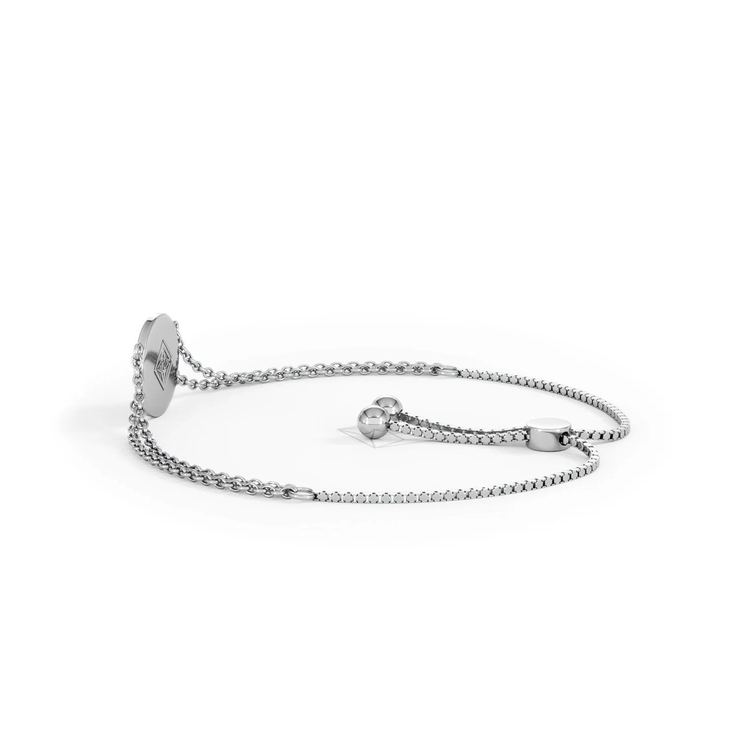 Astrology Sagittarius 0.07ct Lab Grown Diamond Adjustable Medallion Bracelet Sterling Silver - Image 65