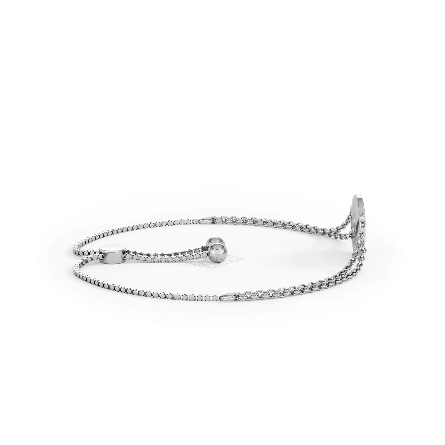 Astrology Scorpio 0.07ct Lab Grown Diamond Adjustable Medallion Bracelet Sterling Silver - Image 30