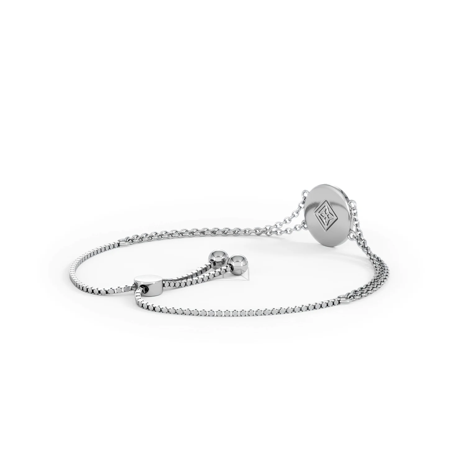 Astrology Scorpio 0.07ct Lab Grown Diamond Adjustable Medallion Bracelet Sterling Silver - Image 39