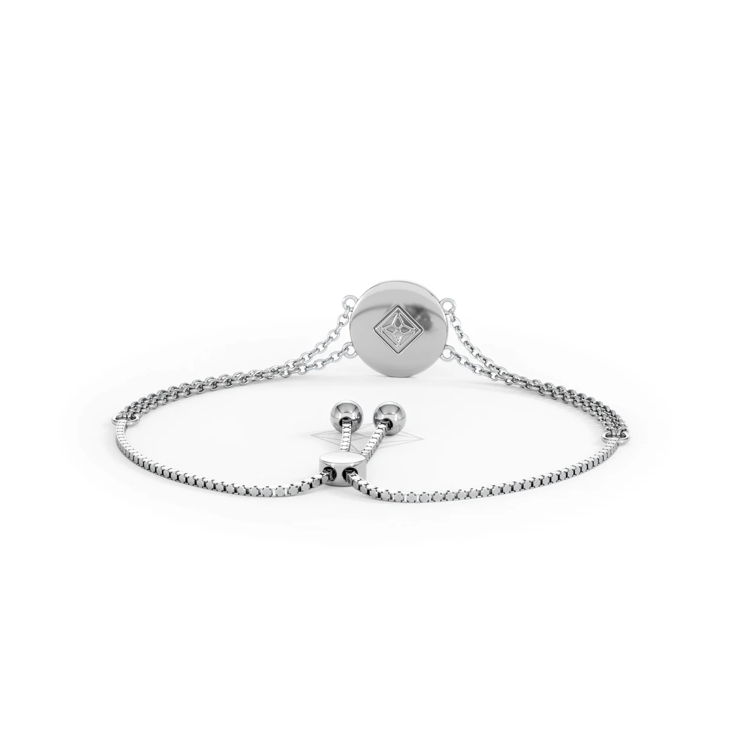 Astrology Scorpio 0.07ct Lab Grown Diamond Adjustable Medallion Bracelet Sterling Silver - Image 47