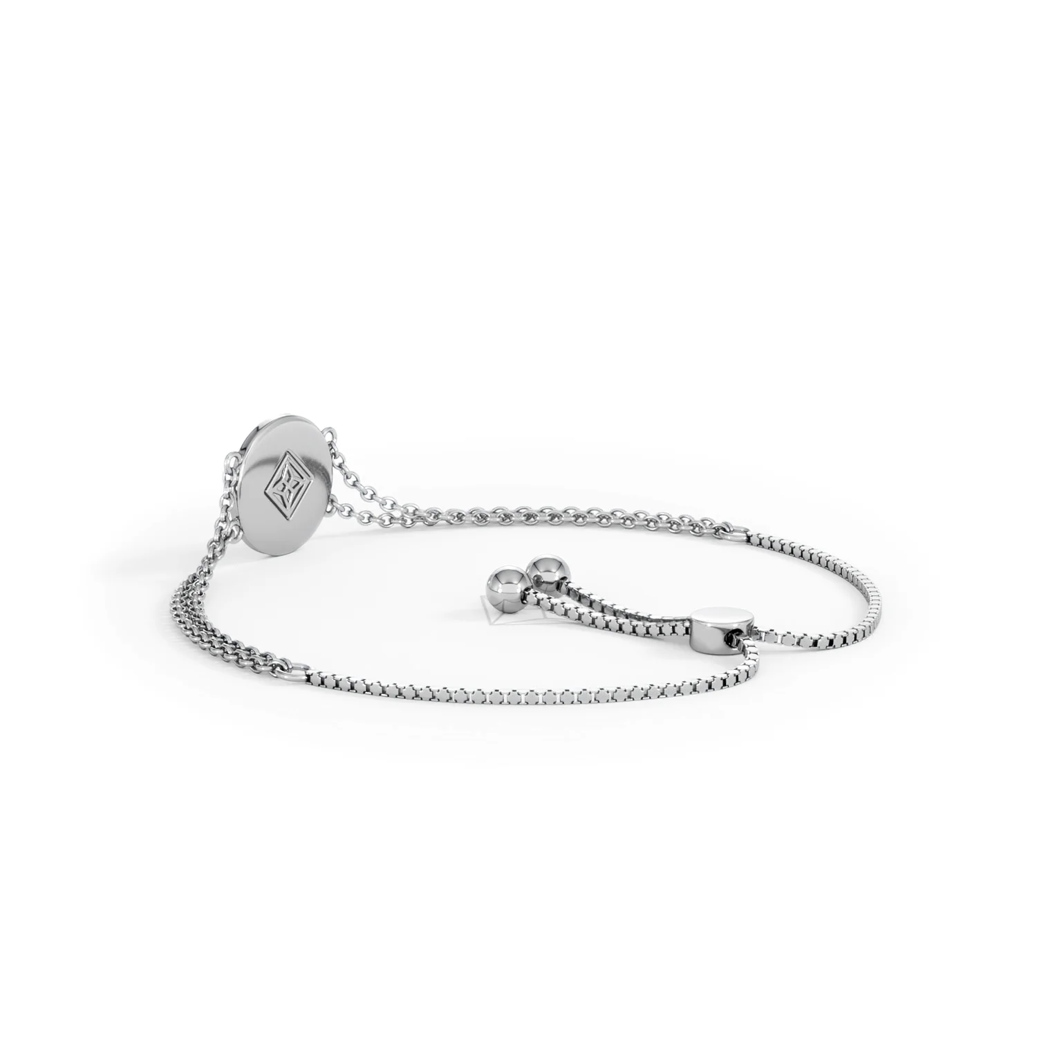 Astrology Scorpio 0.07ct Lab Grown Diamond Adjustable Medallion Bracelet Sterling Silver - Image 60