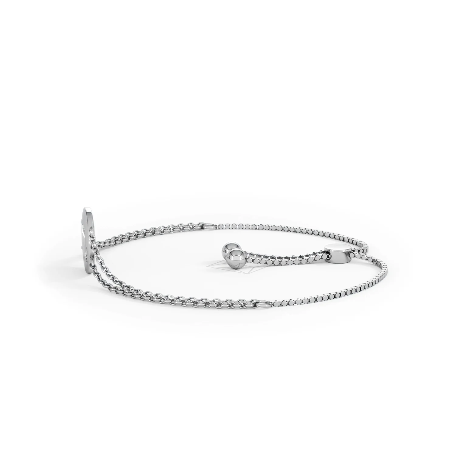 Astrology Scorpio 0.07ct Lab Grown Diamond Adjustable Medallion Bracelet Sterling Silver - Image 71