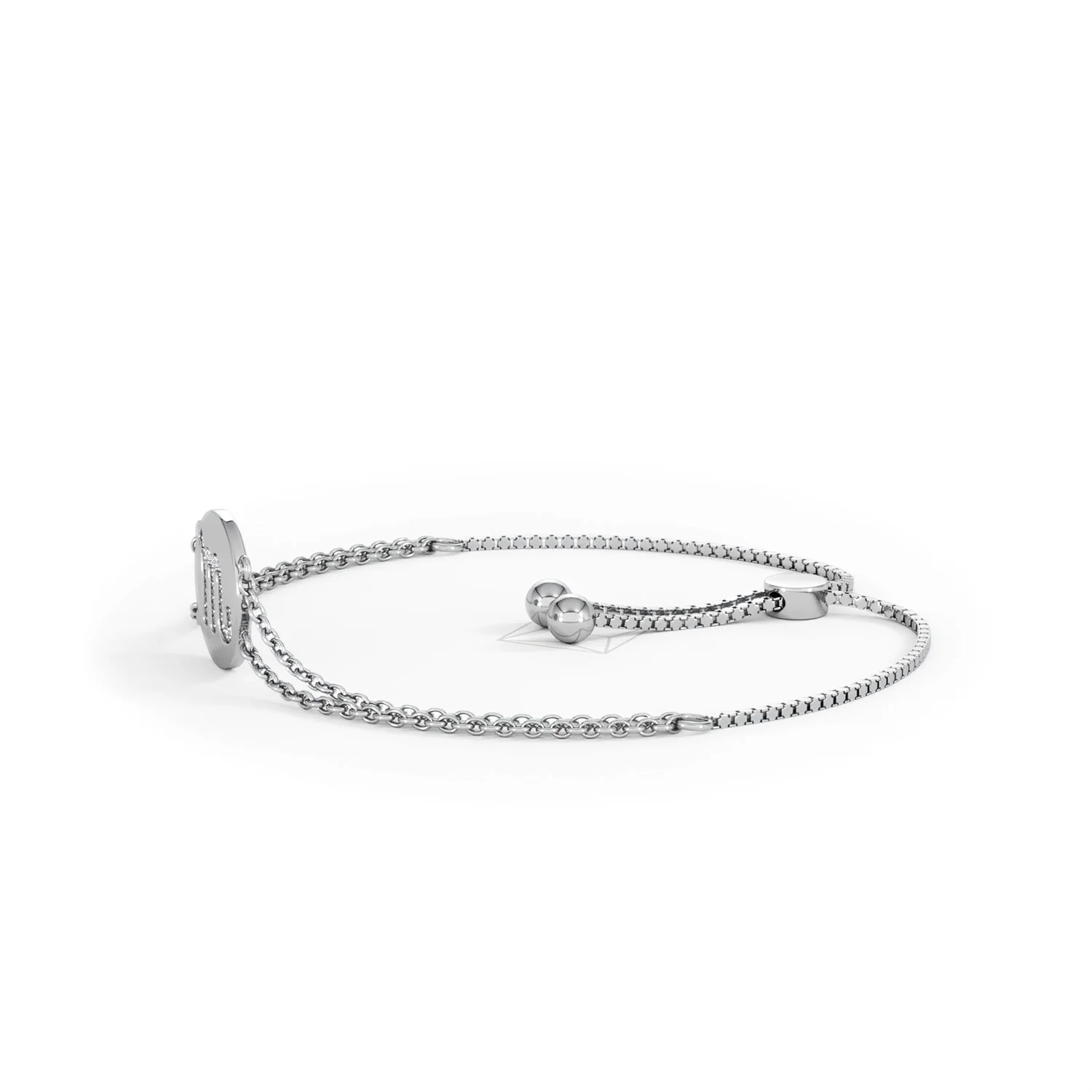Astrology Scorpio 0.07ct Lab Grown Diamond Adjustable Medallion Bracelet Sterling Silver - Image 73