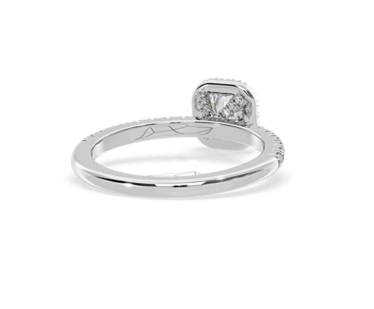 Beatrice GIA Diamond Halo Engagement Ring in Platinum 1.25ct G/SI2 - Image 132