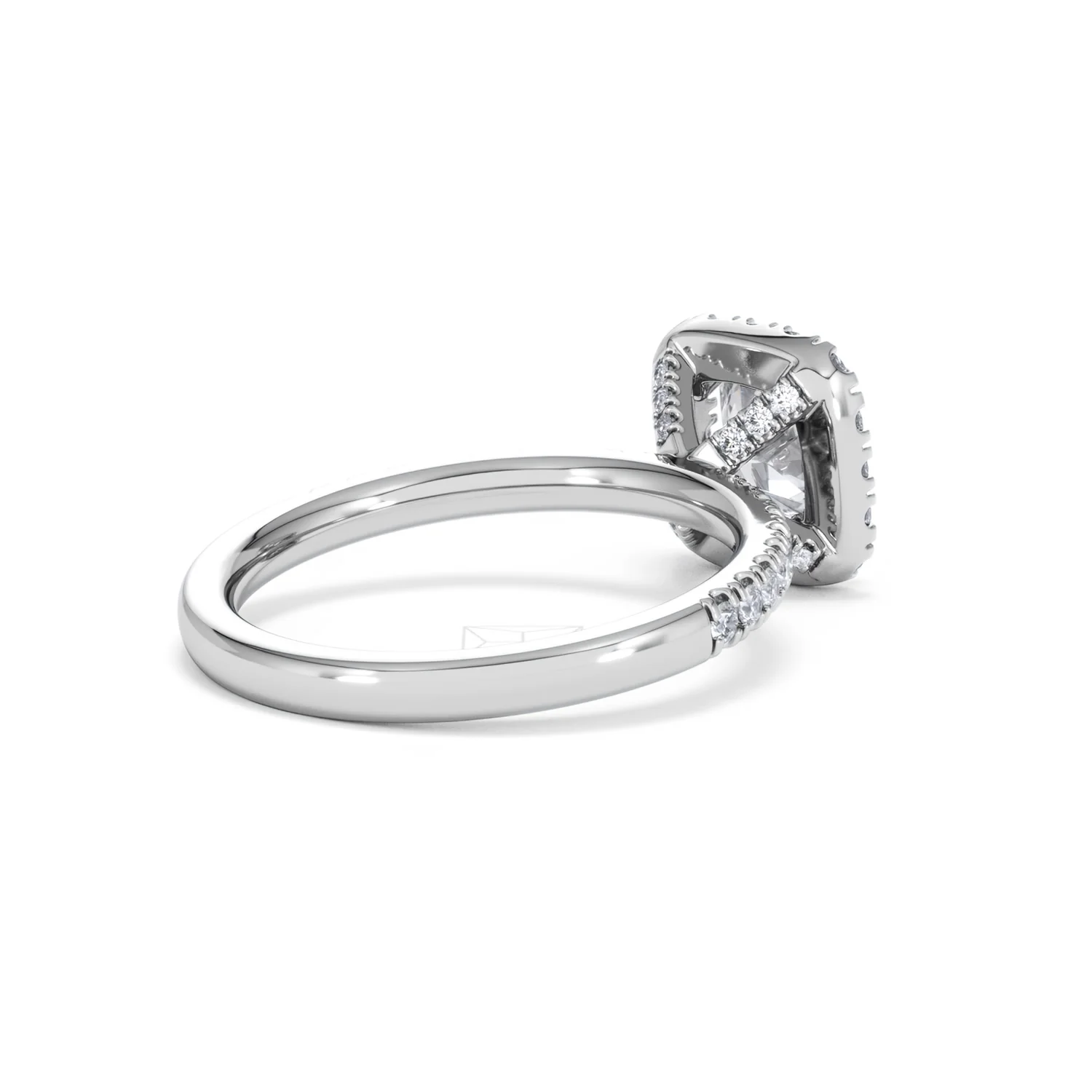 Beatrice Lab Diamond Halo Engagement Ring in Platinum 1.65ct F/VS1 - Image 38