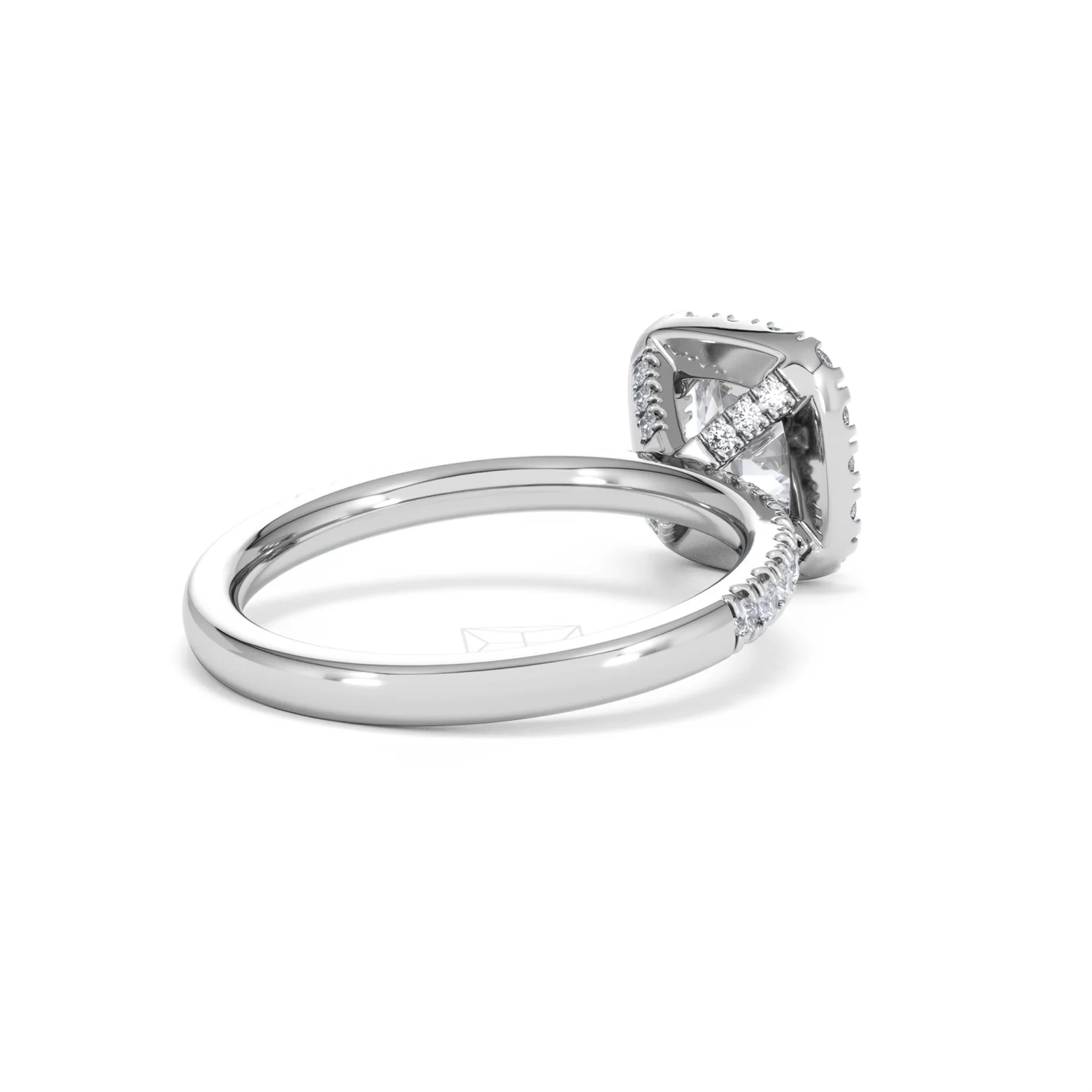 Beatrice Lab Diamond Halo Engagement Ring in Platinum 1.65ct F/VS1 - Image 39