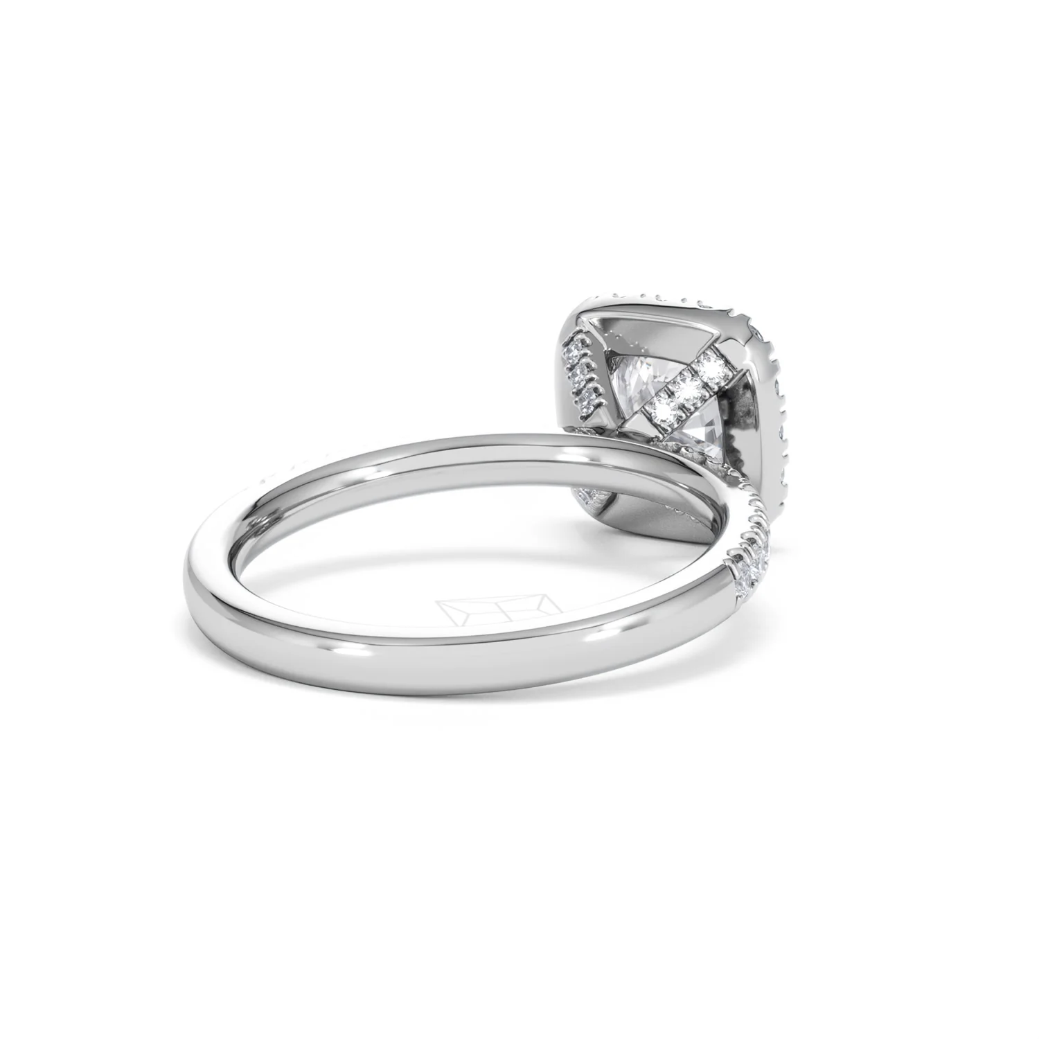 Beatrice Lab Diamond Halo Engagement Ring in Platinum 1.65ct F/VS1 - Image 41