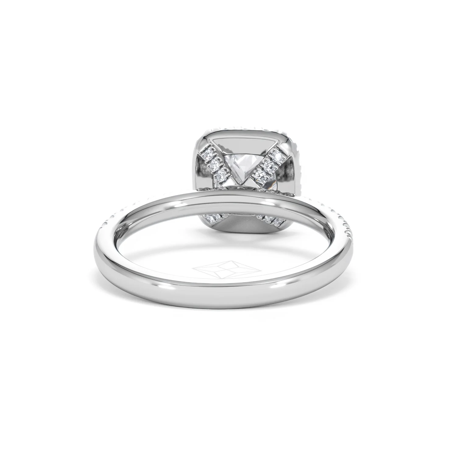 Beatrice Lab Diamond Halo Engagement Ring in Platinum 1.65ct F/VS1 - Image 46