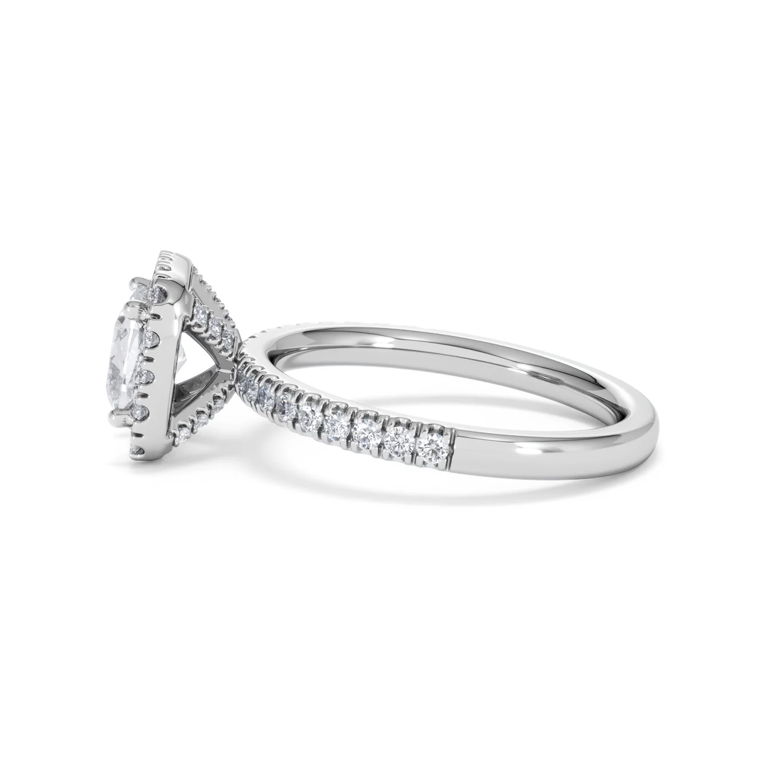 Beatrice Lab Diamond Halo Engagement Ring in Platinum 1.65ct F/VS1 - Image 68