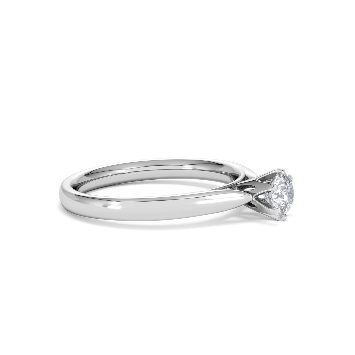 Certified 0.50CT Chloe High Platinum Engagement Ring G/VS - Image 22