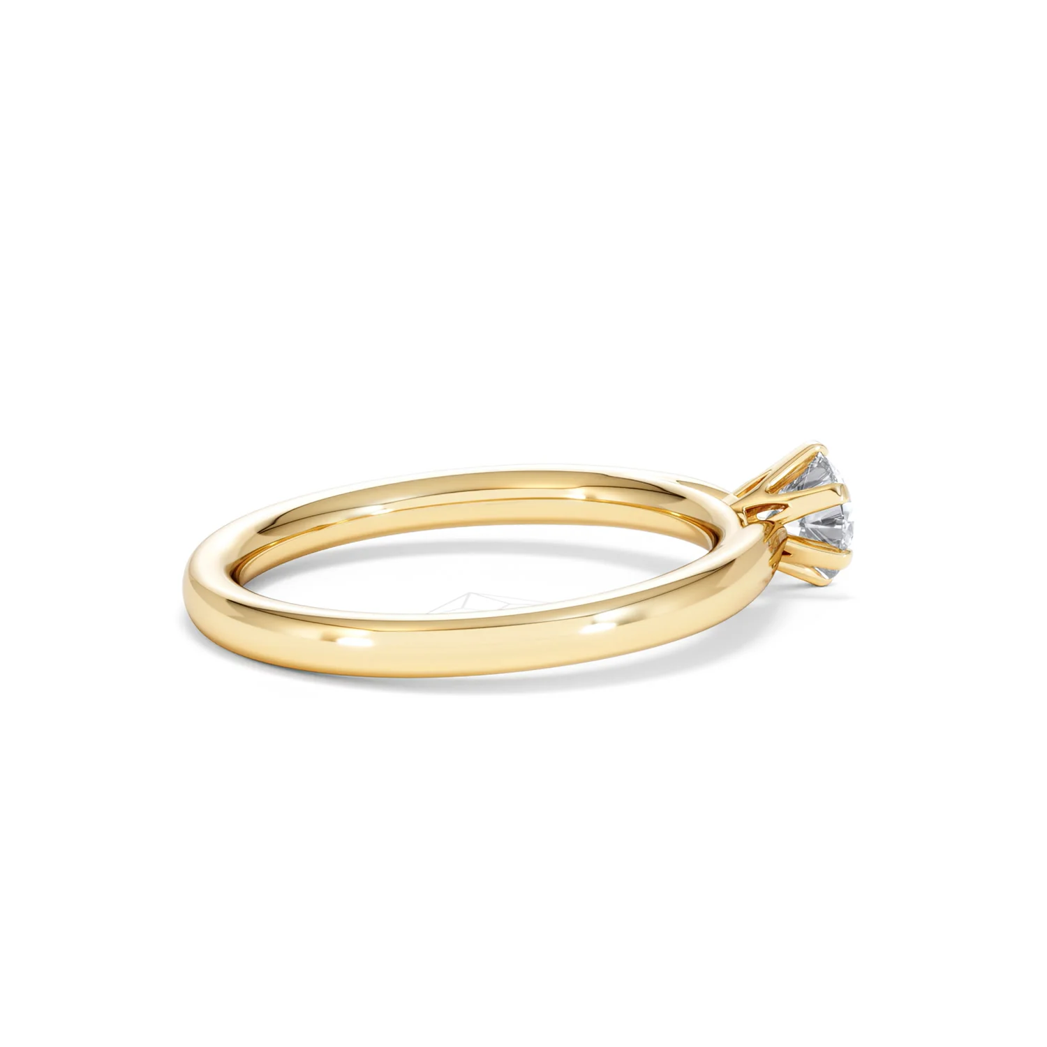 Certified 0.50CT Chloe Low 18K Gold Engagement Ring G/SI2 - Image 32