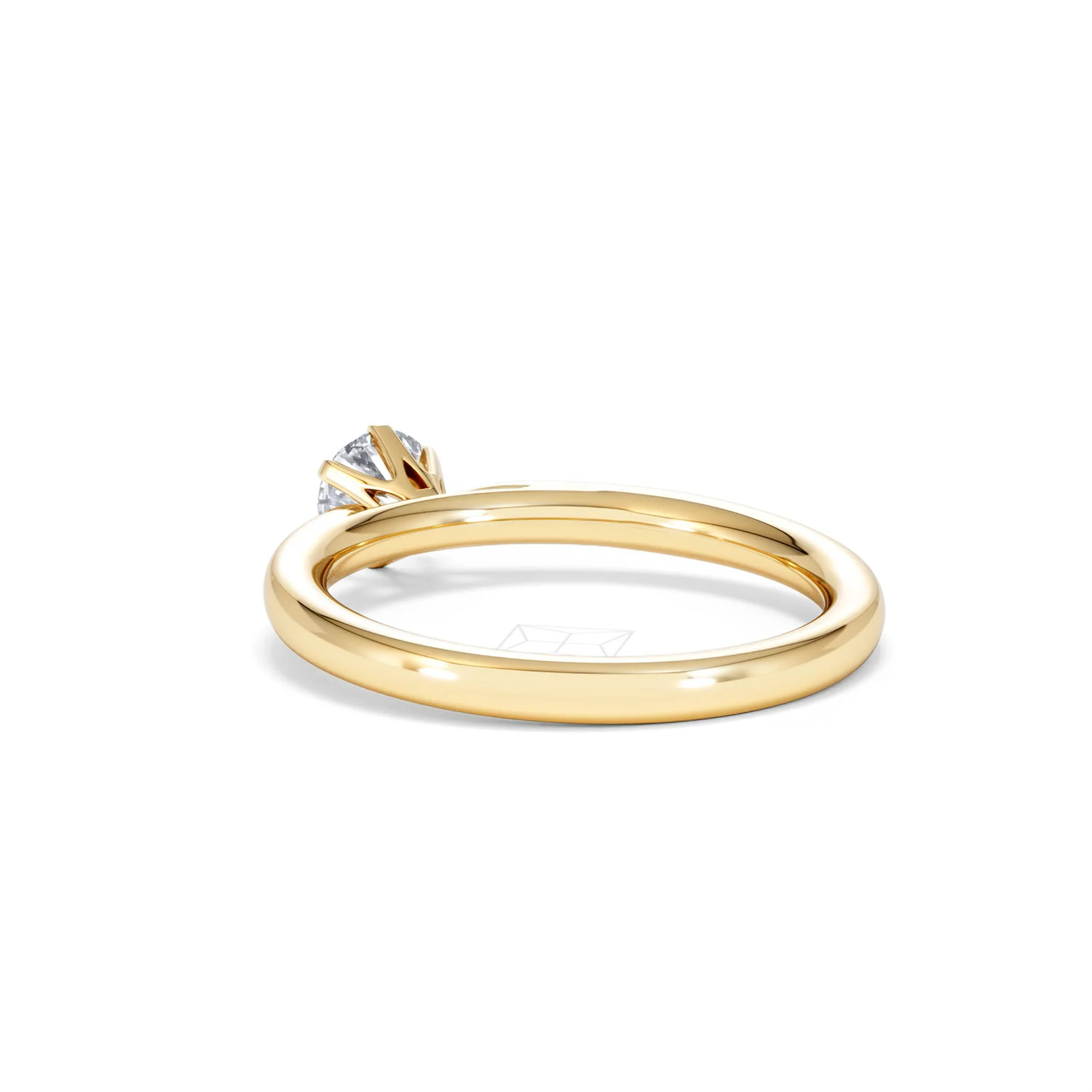 Certified 0.50CT Chloe Low 18K Gold Engagement Ring G/SI2 - Image 55