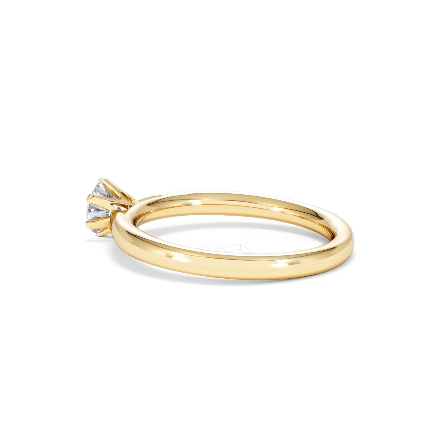 Certified 0.50CT Chloe Low 18K Gold Engagement Ring G/SI2 - Image 62