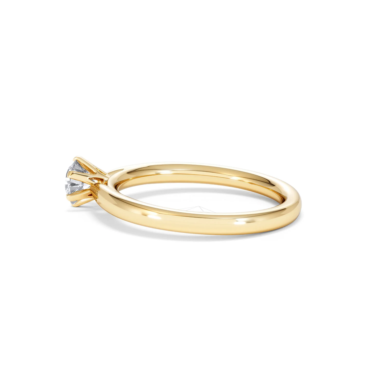 Certified 0.50CT Chloe Low 18K Gold Engagement Ring G/SI2 - Image 65