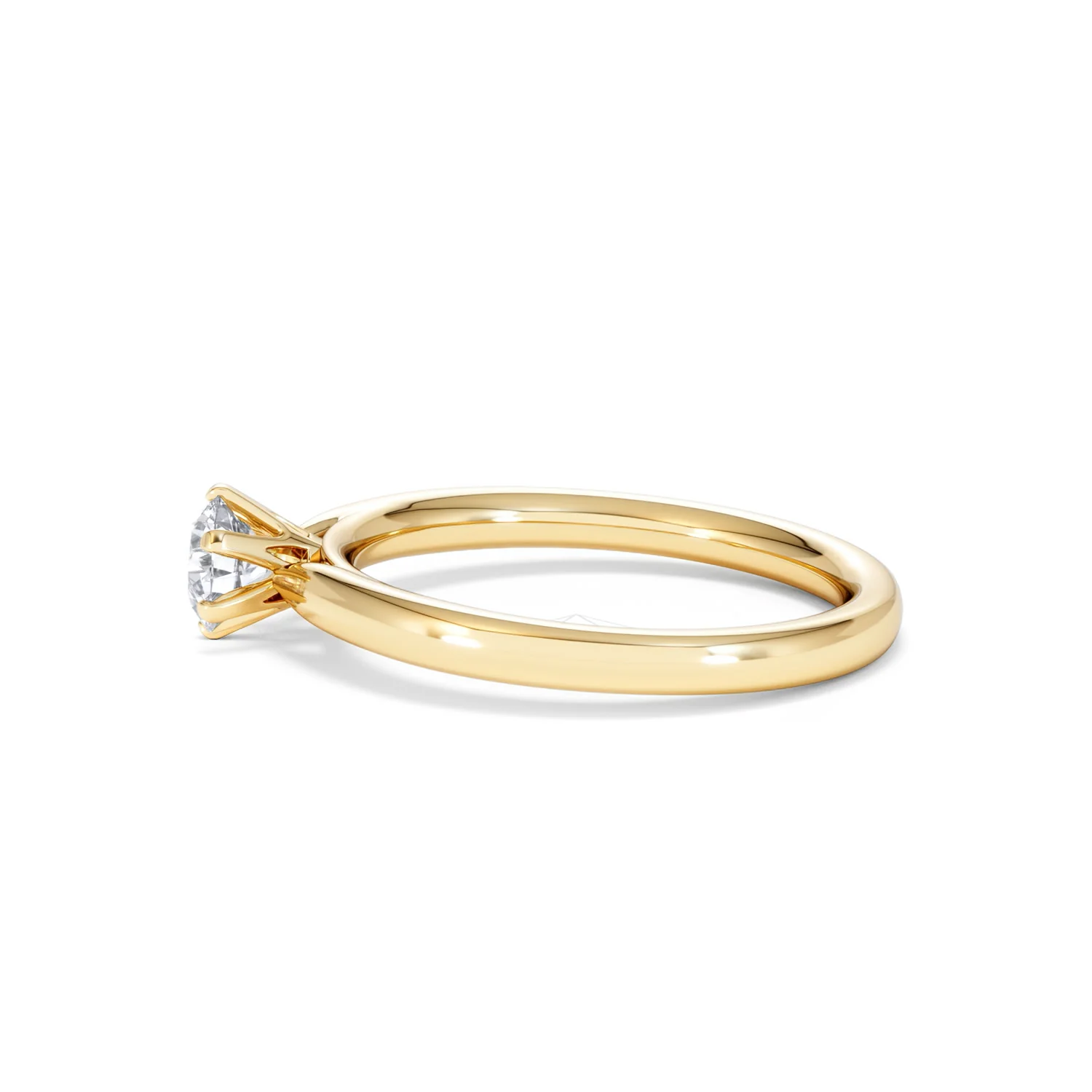Certified 0.50CT Chloe Low 18K Gold Engagement Ring G/SI2 - Image 68