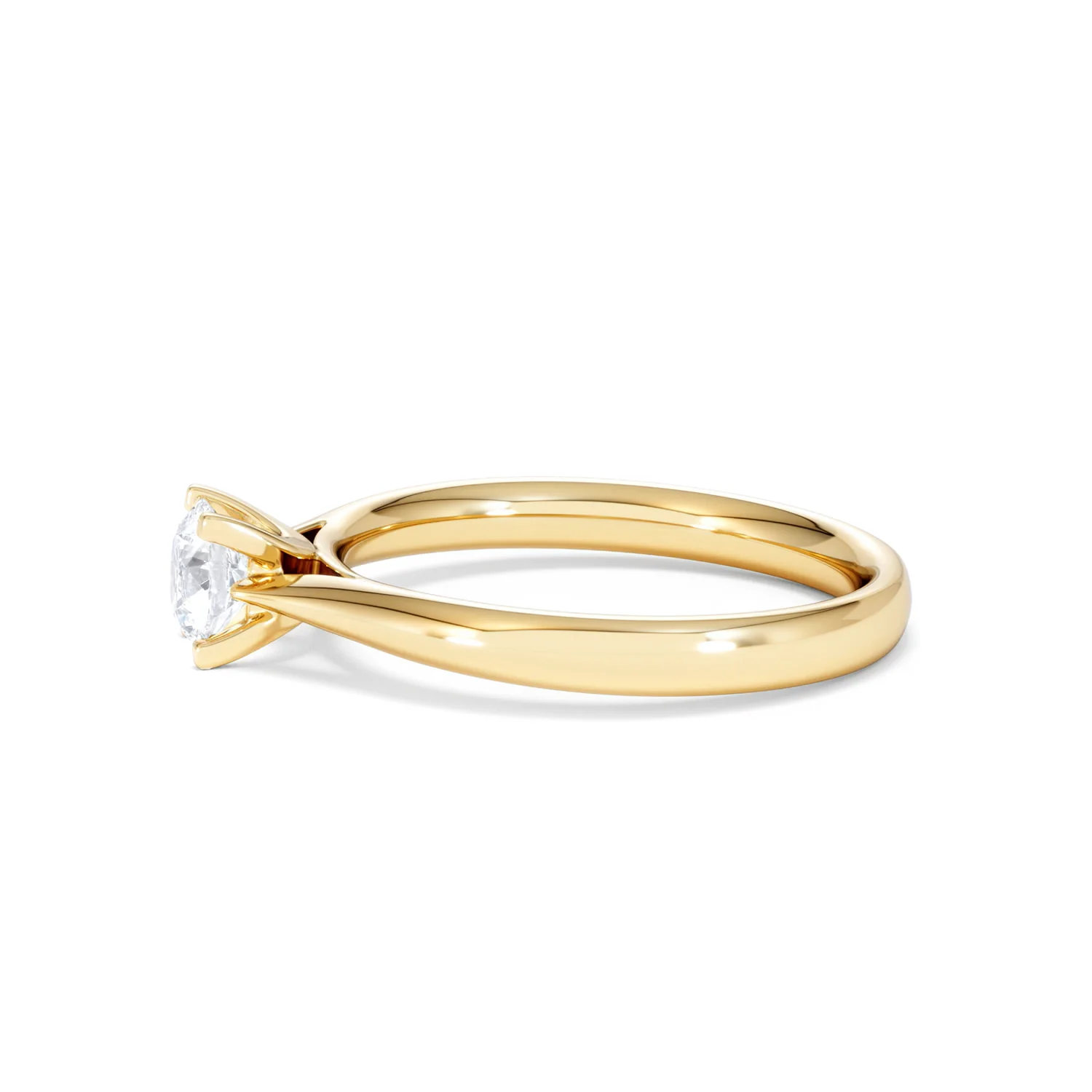 Certified 0.50CT Grace 18K Gold Engagement Ring E/VS2 - Image 70