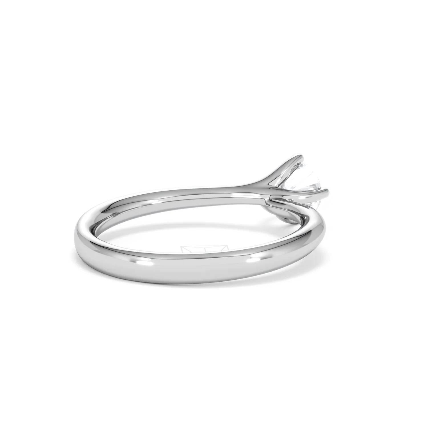 Certified 0.50CT Lily Platinum Engagement Ring G/SI2 - Image 39