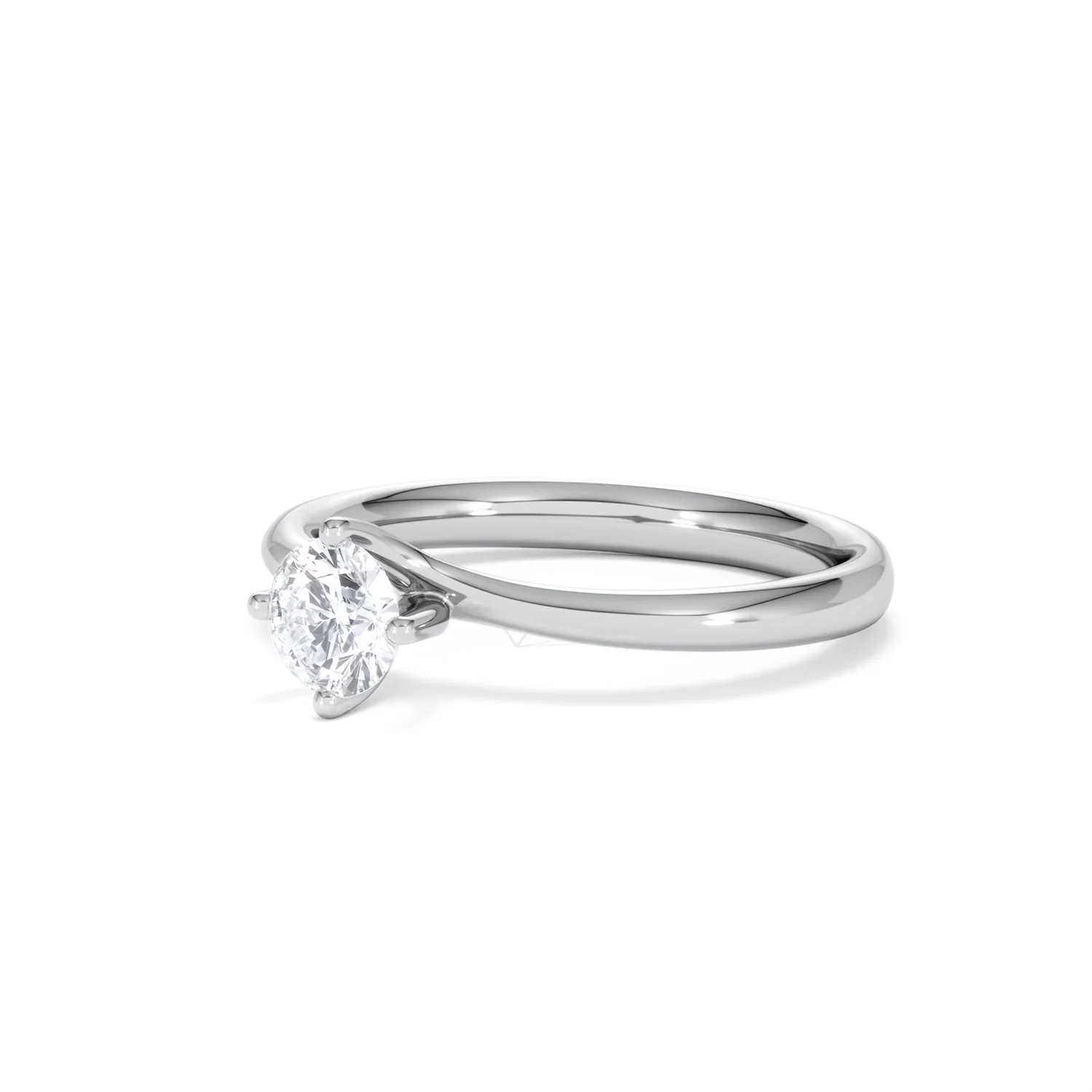 Certified 0.50CT Lily Platinum Engagement Ring G/SI2 - Image 80