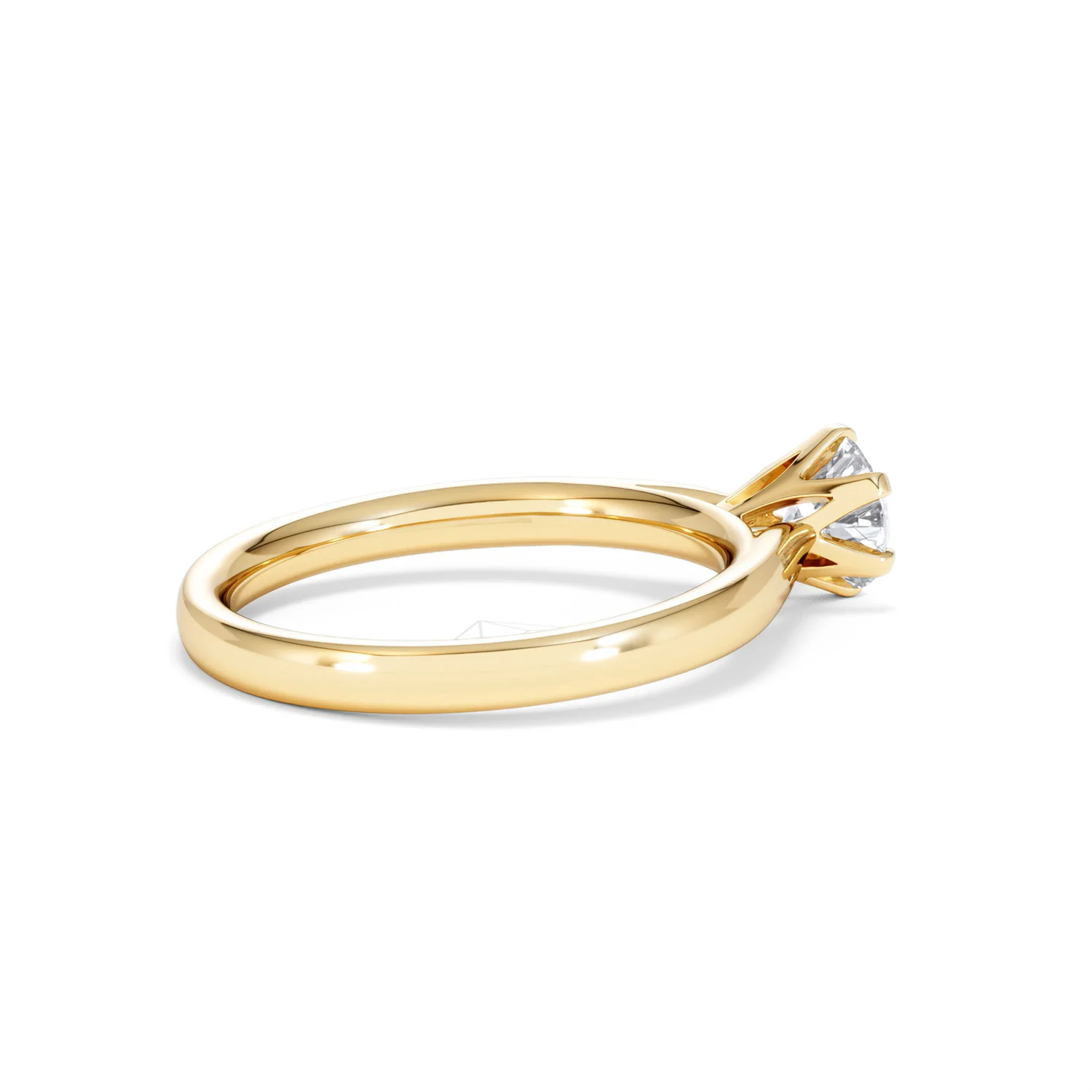Certified 0.70CT Chloe High 18K Gold Engagement Ring G/VS - Image 34
