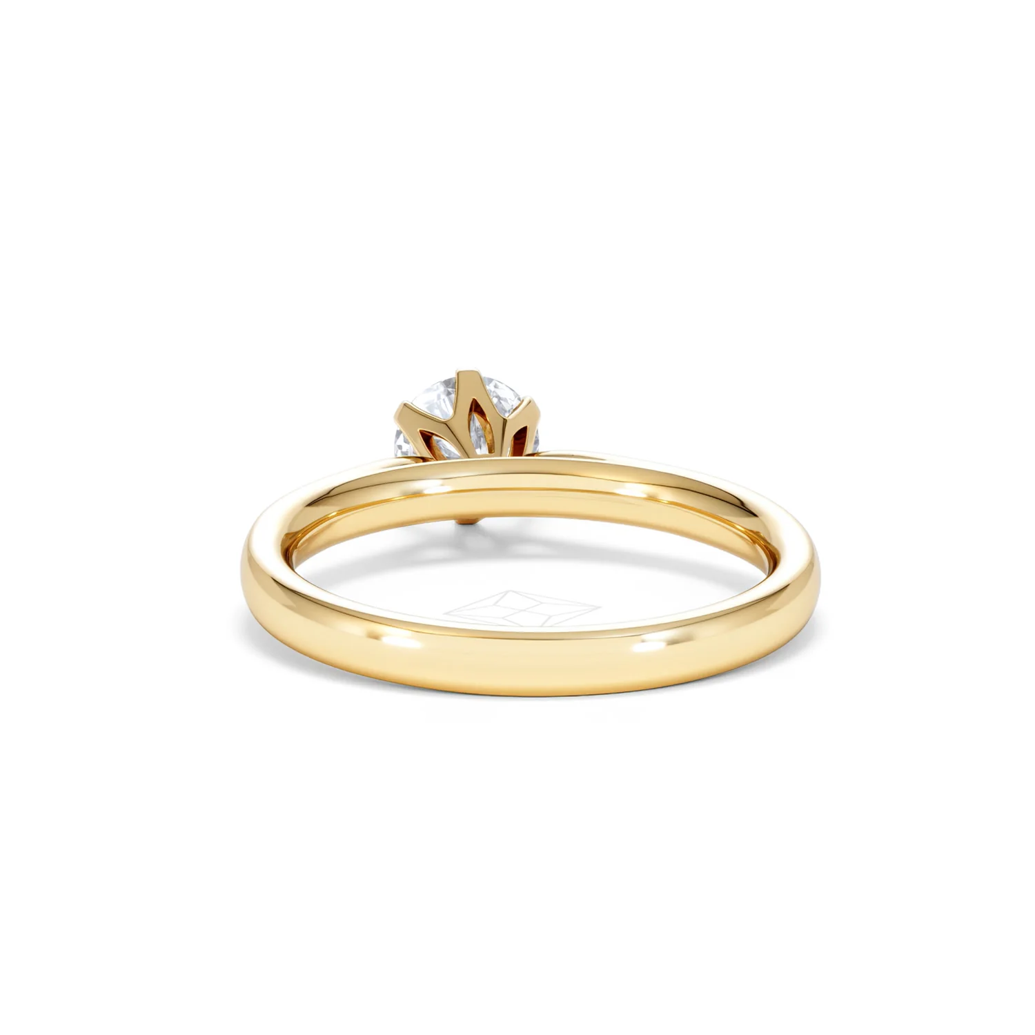 Certified 0.70CT Chloe High 18K Gold Engagement Ring G/VS - Image 50