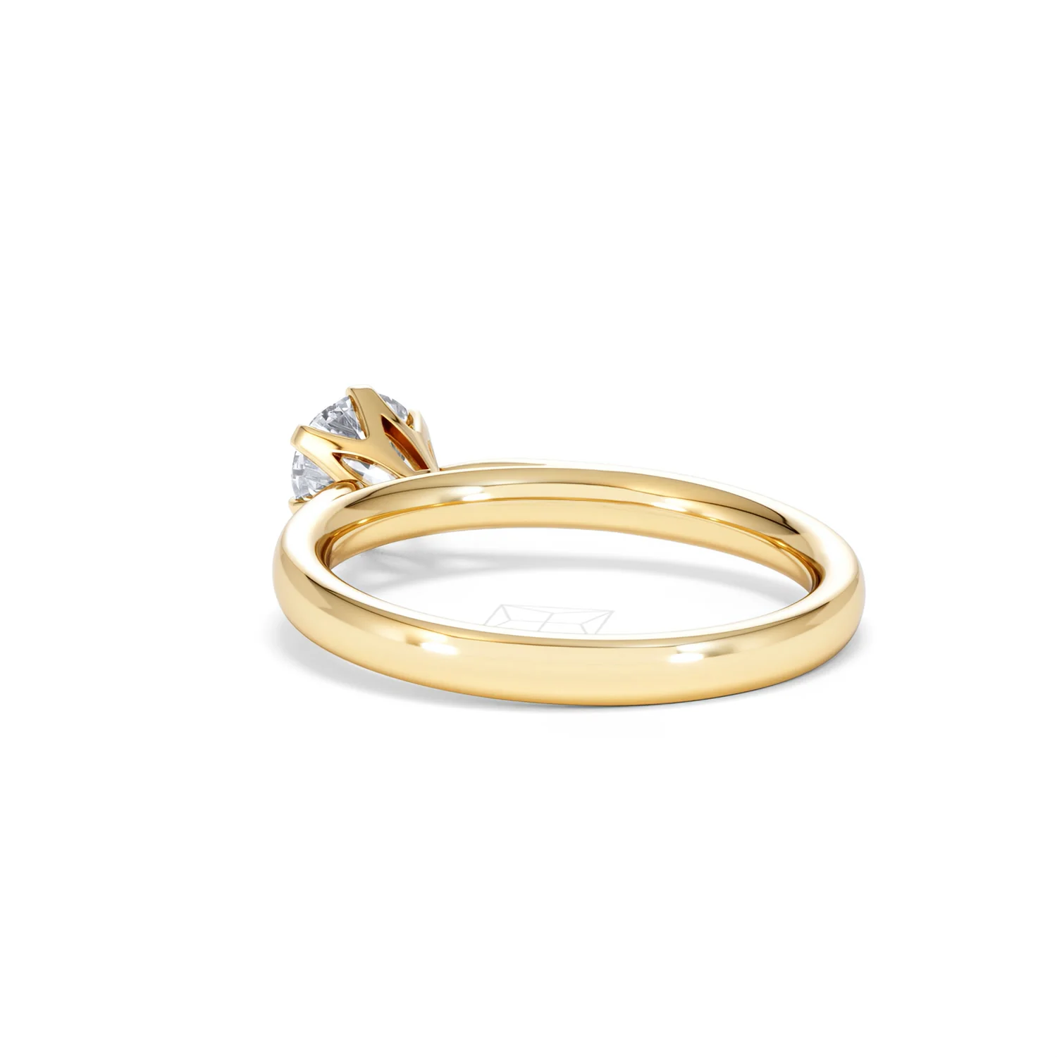 Certified 0.70CT Chloe High 18K Gold Engagement Ring G/VS - Image 55